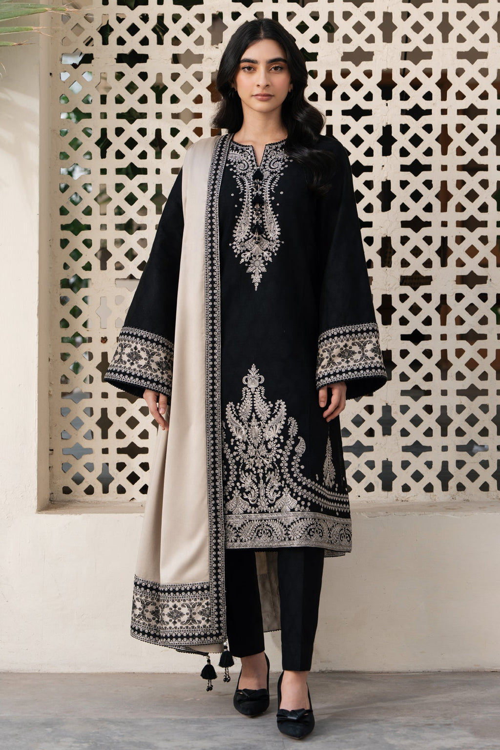 EMBROIDERED PREMIUM VISCOSE UW-0129