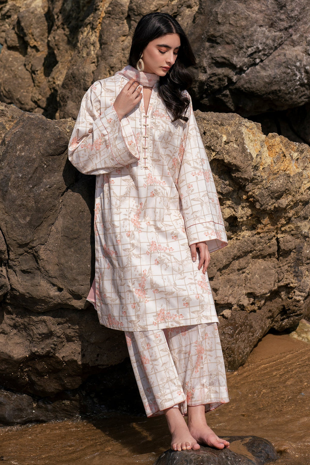 DIGITAL PRINTED LAWN RTW - 1179