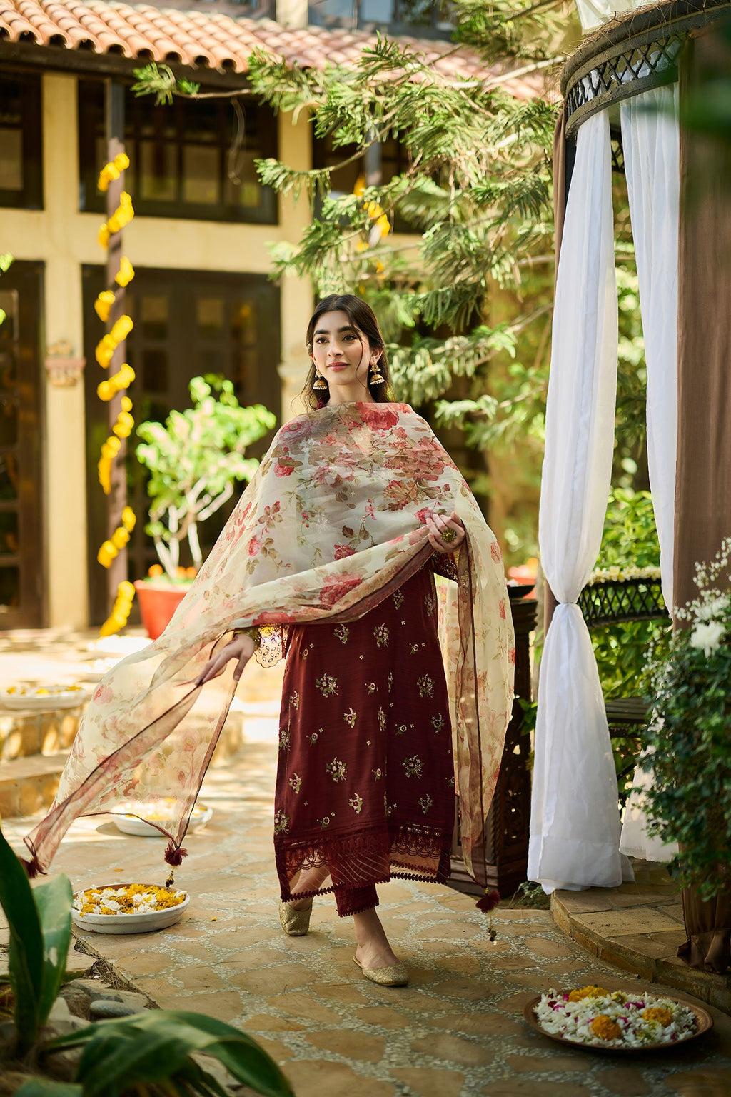 SS24DD-1169 BEIGE DUPATTA
