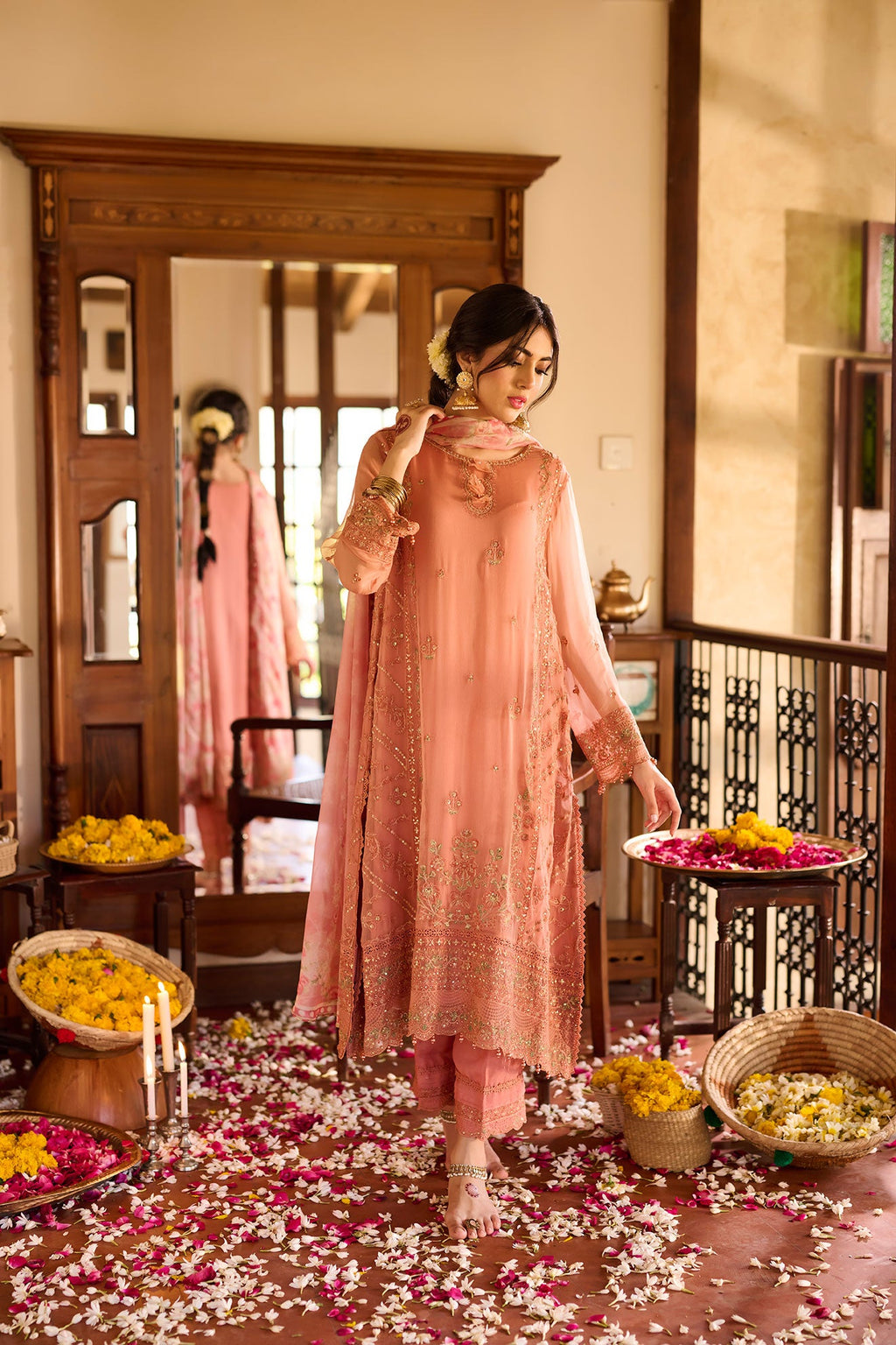 SS24DD-1128 PINK DUPATTA