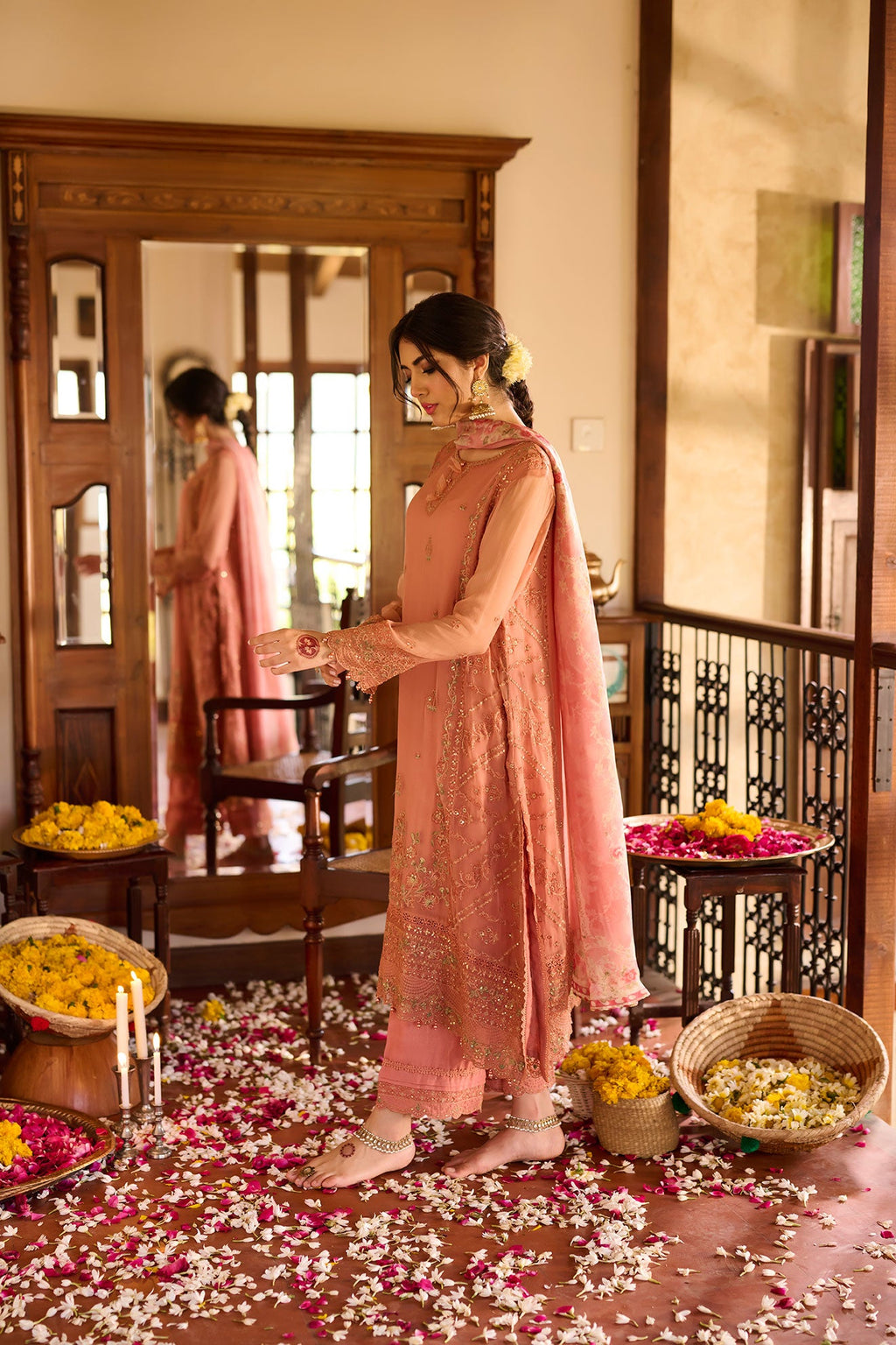 SS24DD-1128 PINK DUPATTA