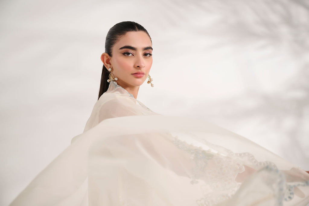 SS24DD-2462  OFF-WHITE DUPATTA