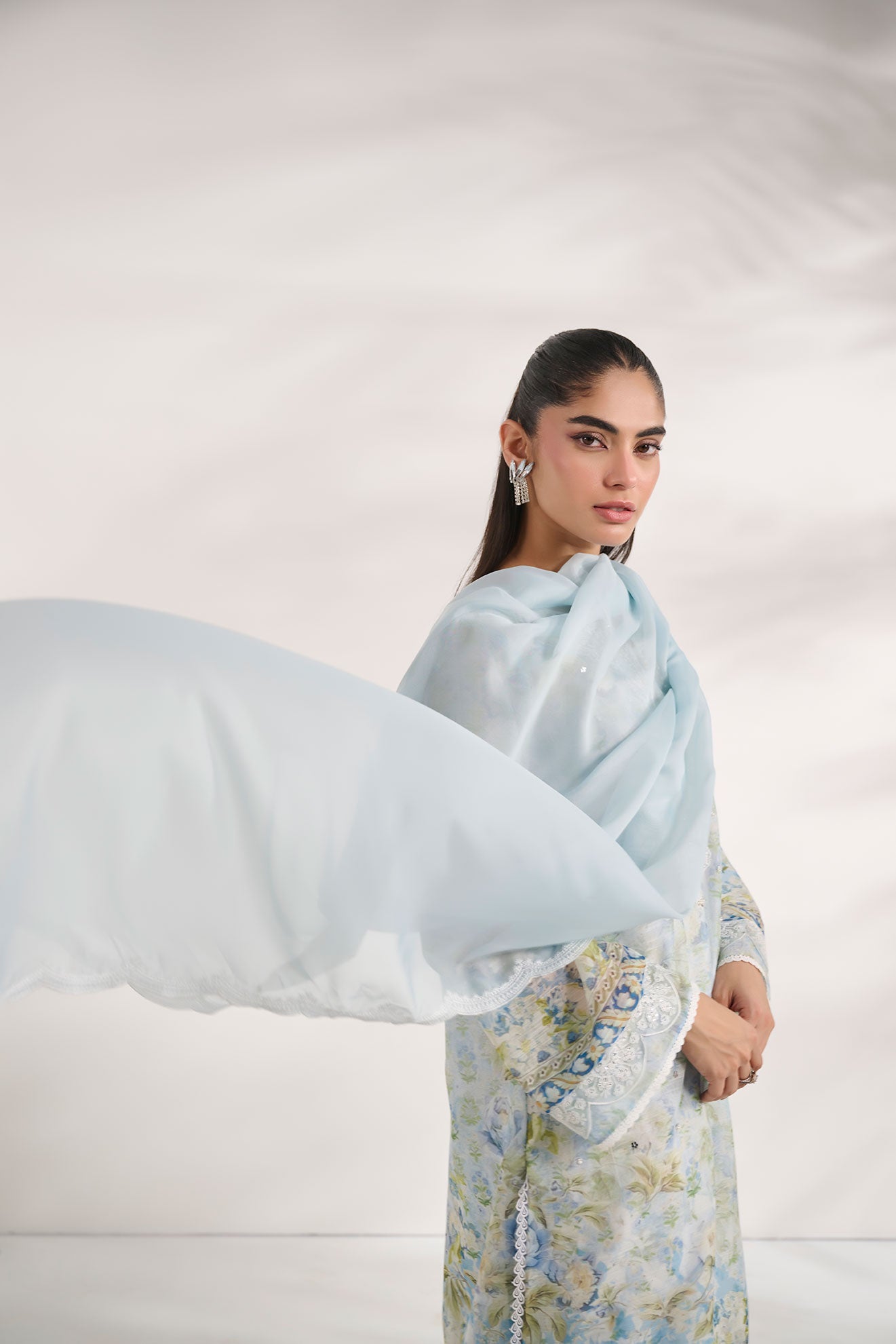 SS24DD-2585  SKY BLUE DUPATTA
