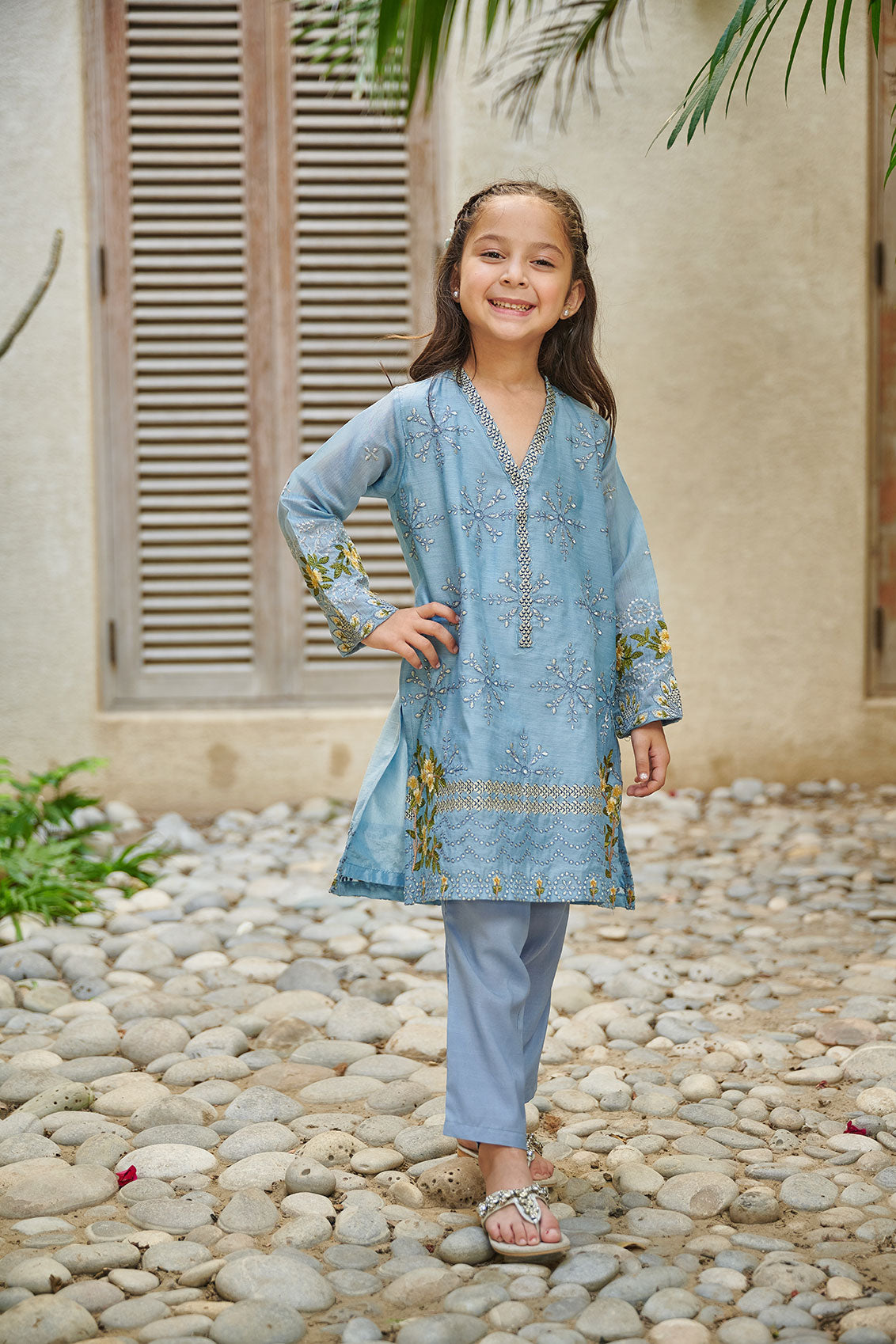 DK-0129 TEAL BLUE 2PCs