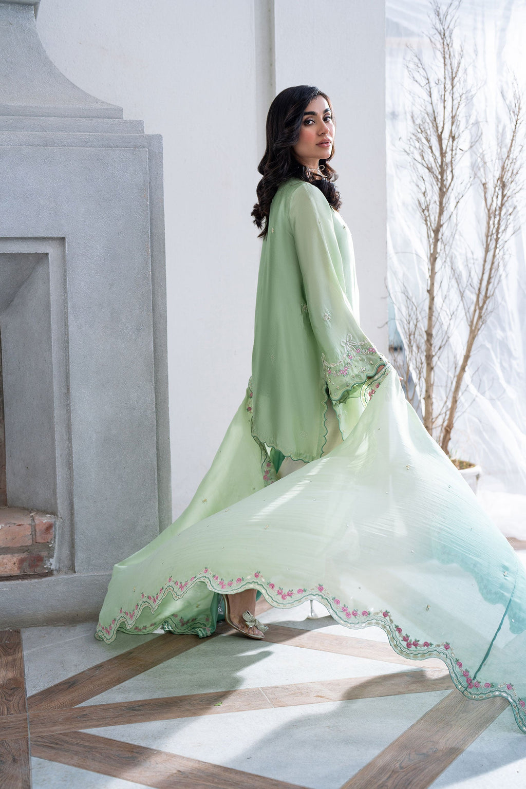 SS25DL-0313 LIGHT GREEN 3Pcs