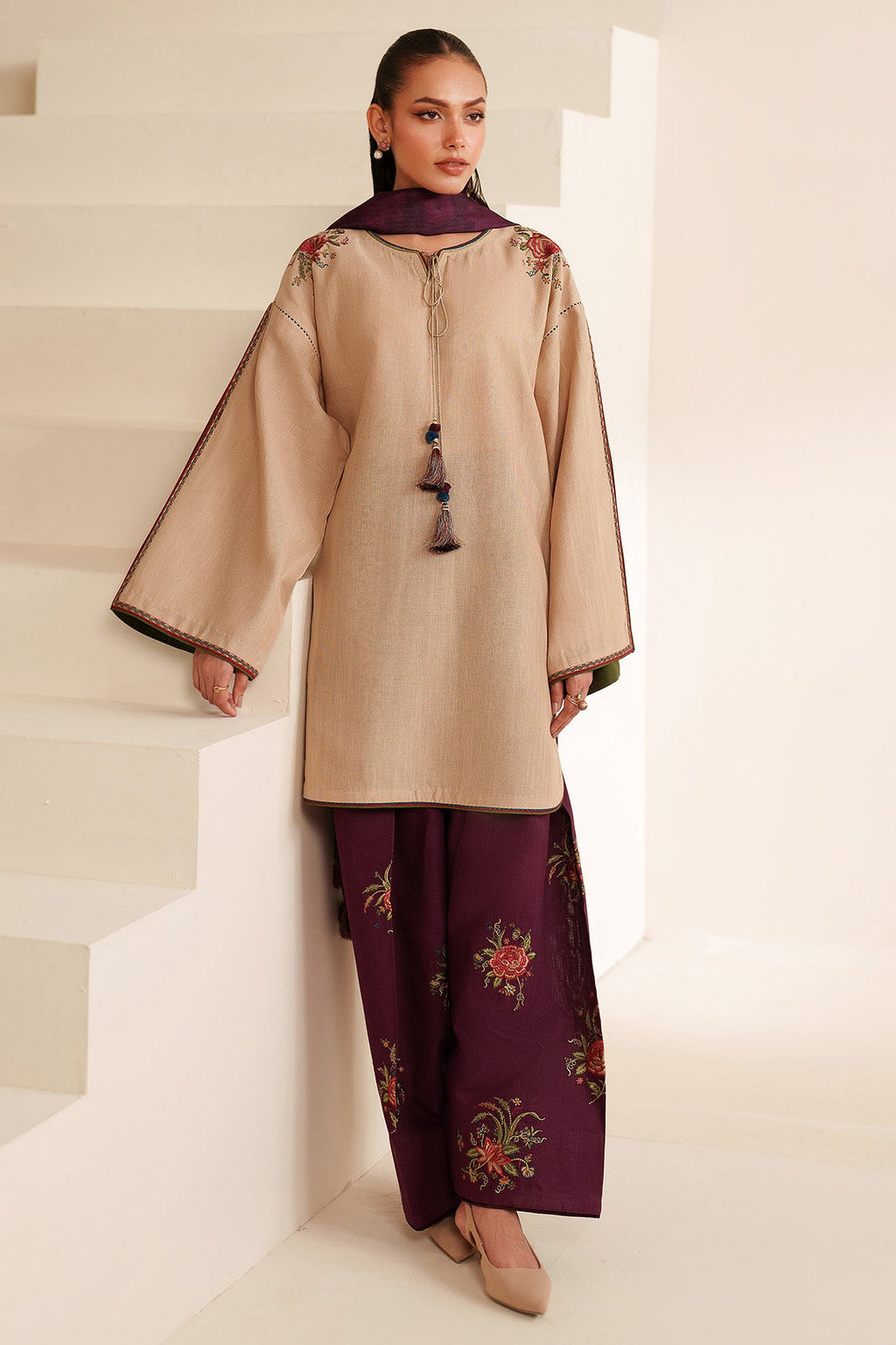 Embroidered Khaddar RTW-1270