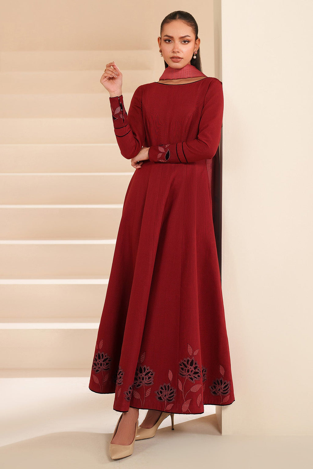 Embroidered Khaddar RTW-1266