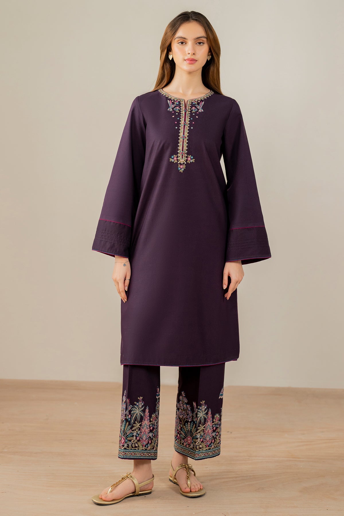 EMBROIDERED LAWN RTW-1224