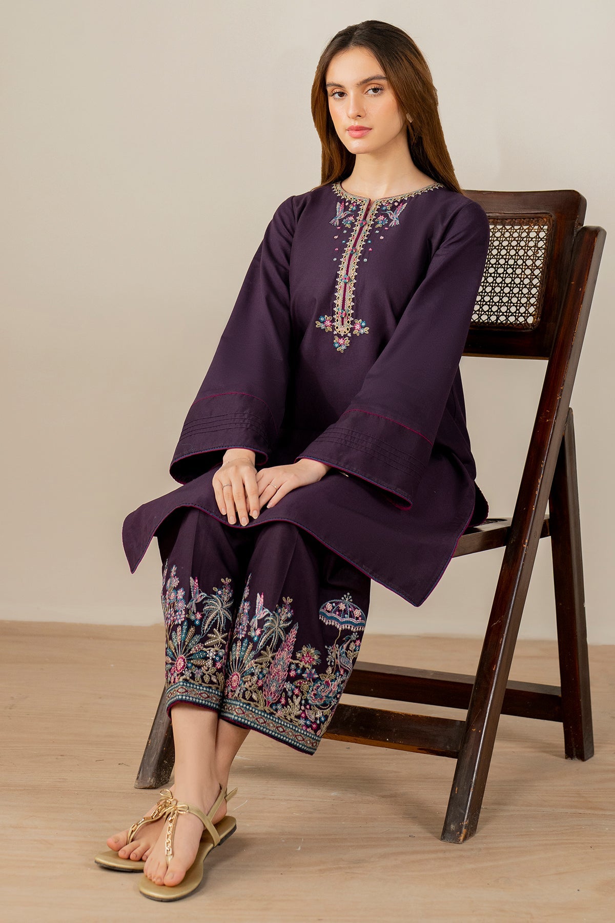 EMBROIDERED LAWN RTW-1224