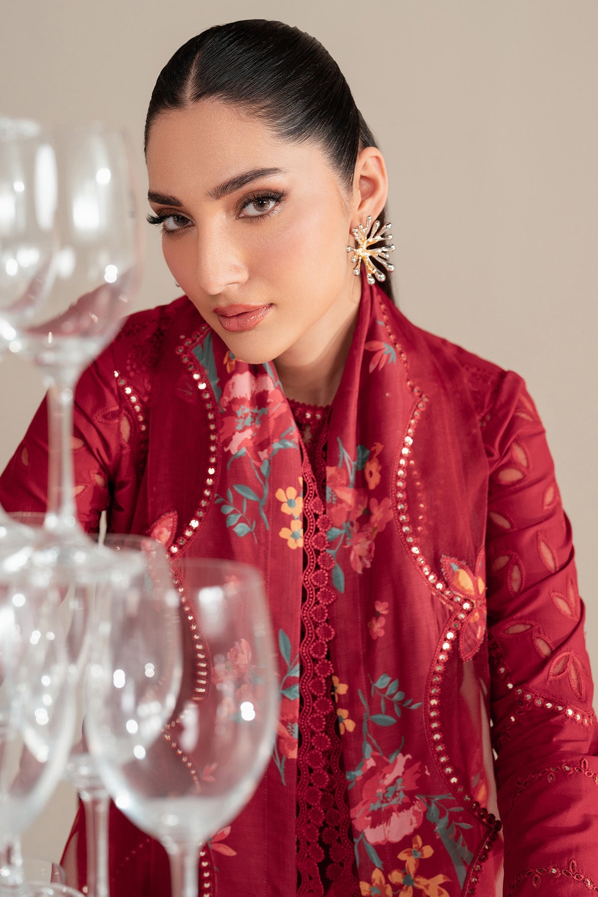 EMBROIDERED LAWN IL25-D03