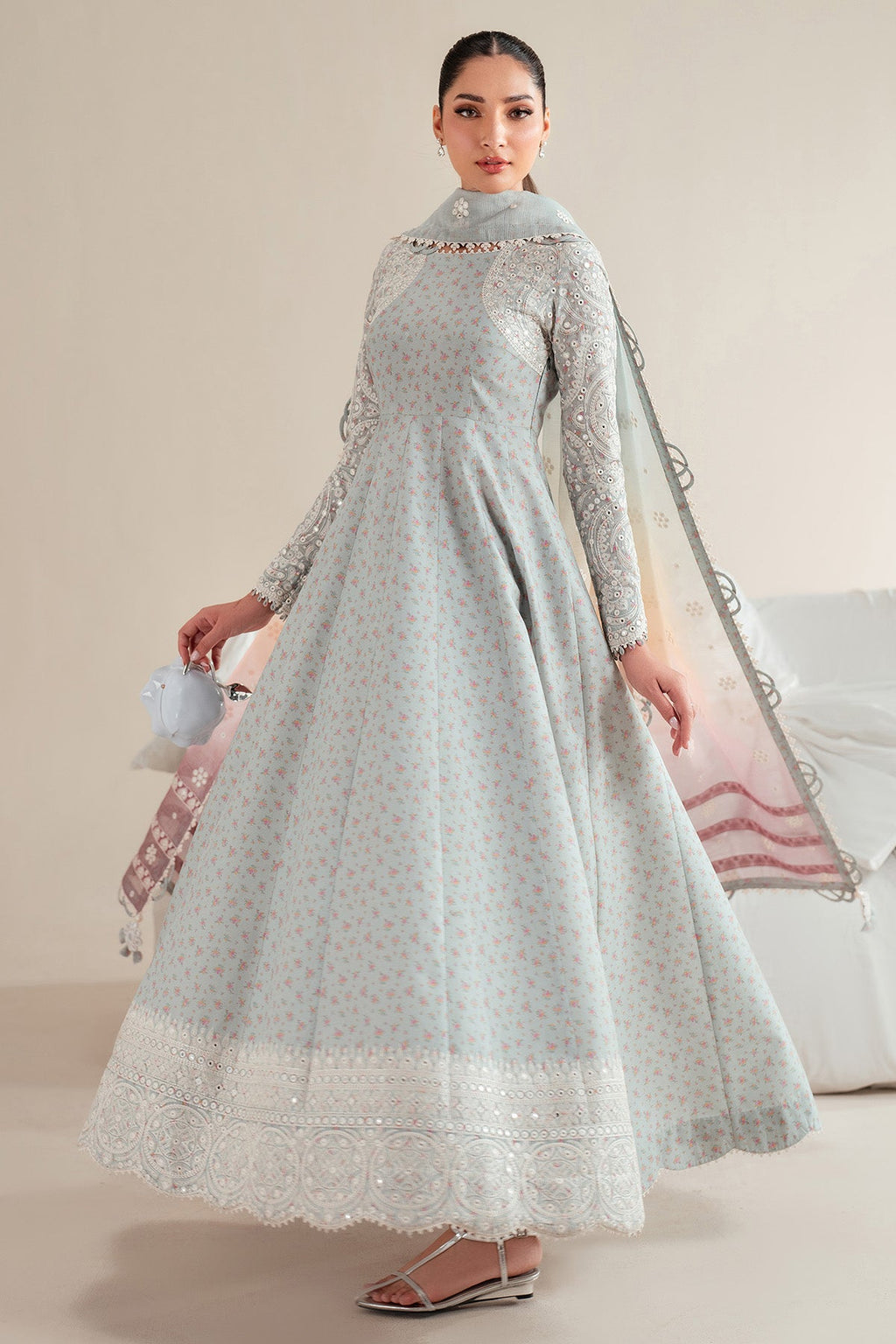 EMBROIDERED LAWN IL25-D04