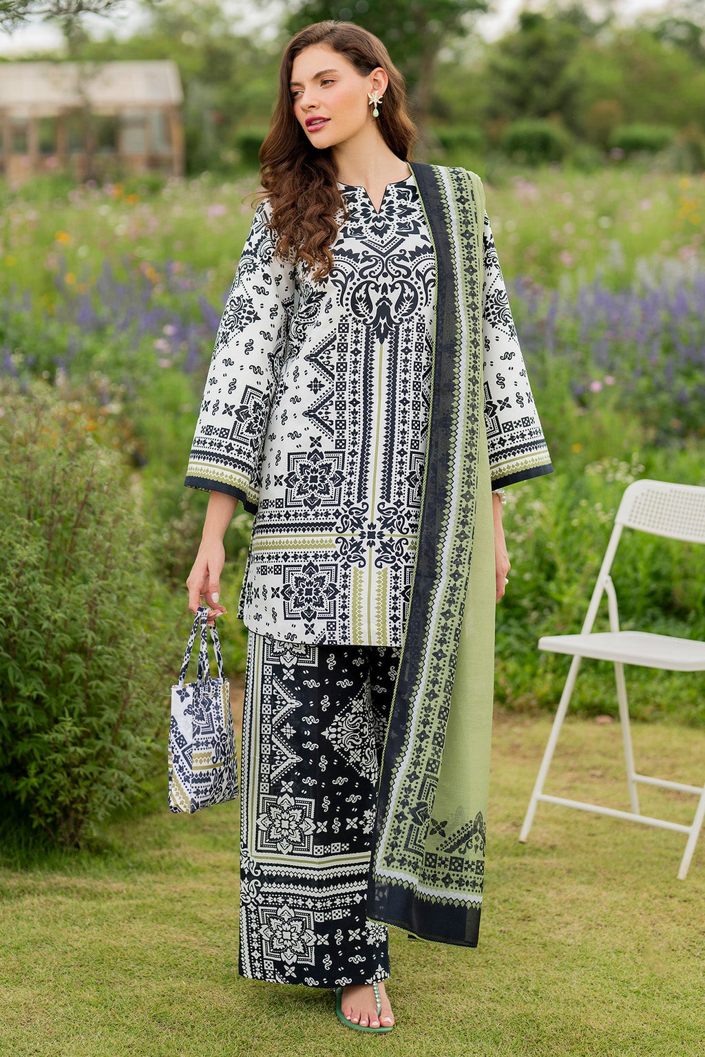 DIGITAL PRINTED LAWN USE-9237
