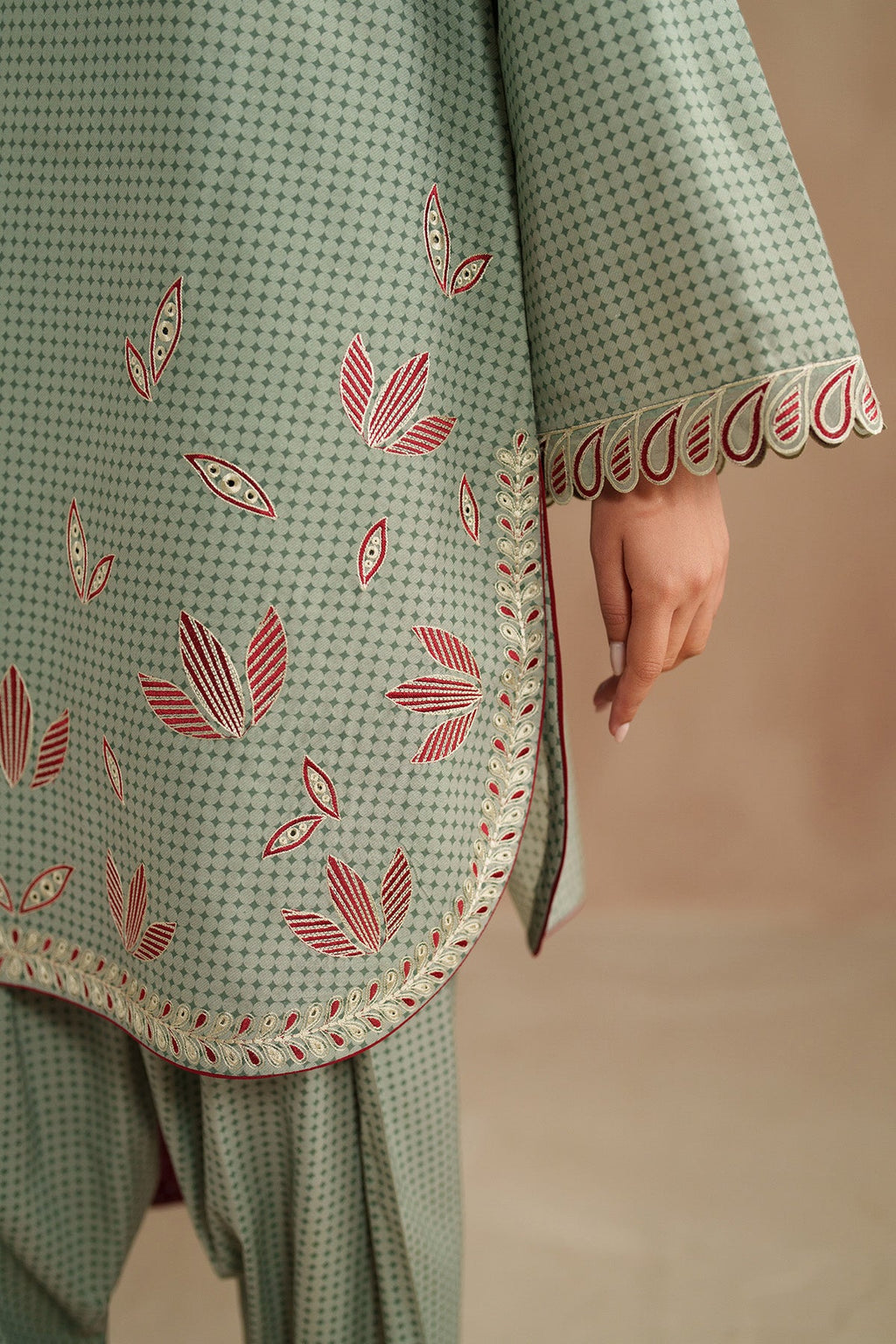 EMBROIDERED PREMIUM VISCOSE RTW-1243