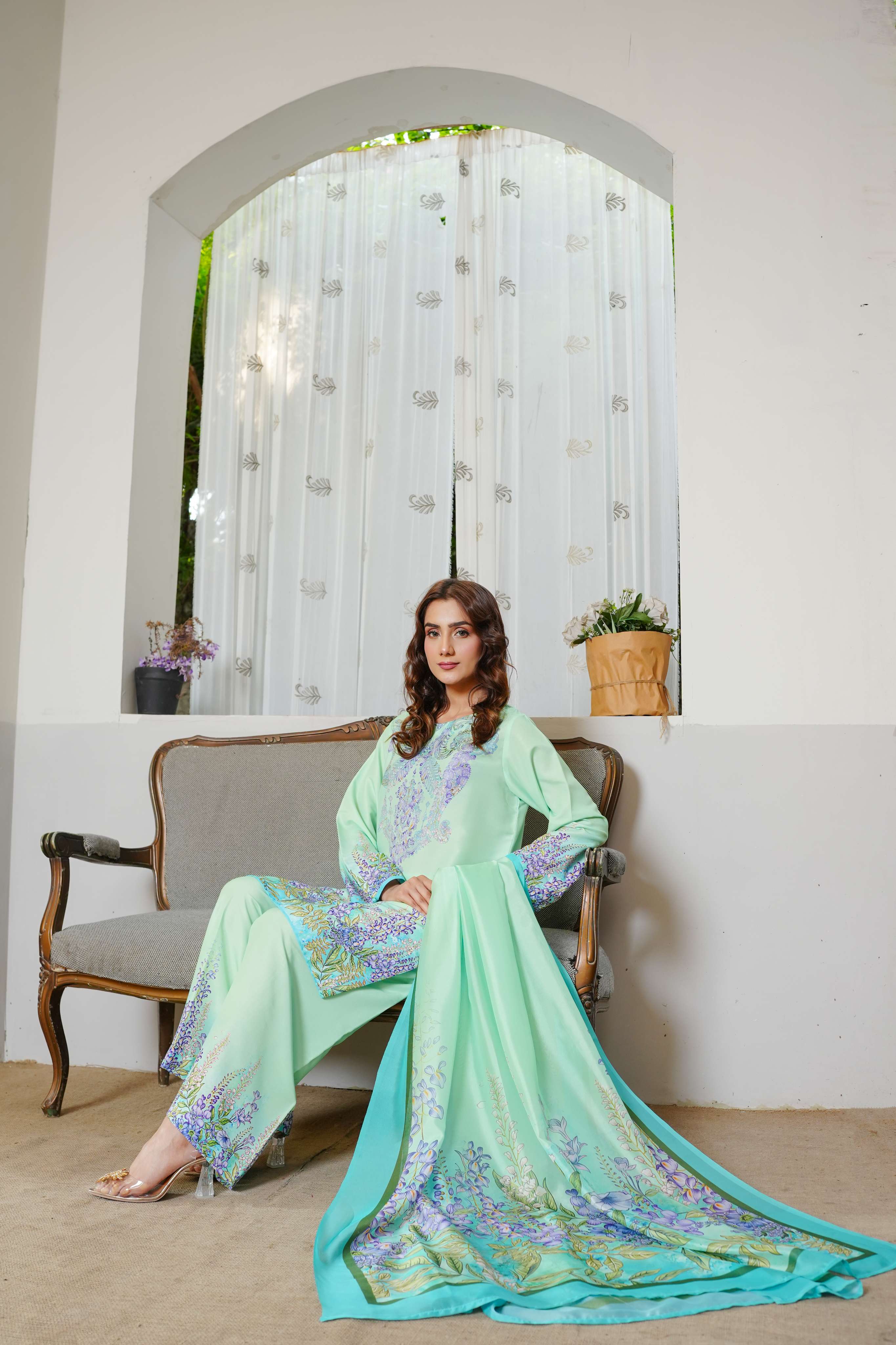 Pastel Charm - Premium Poly Lawn