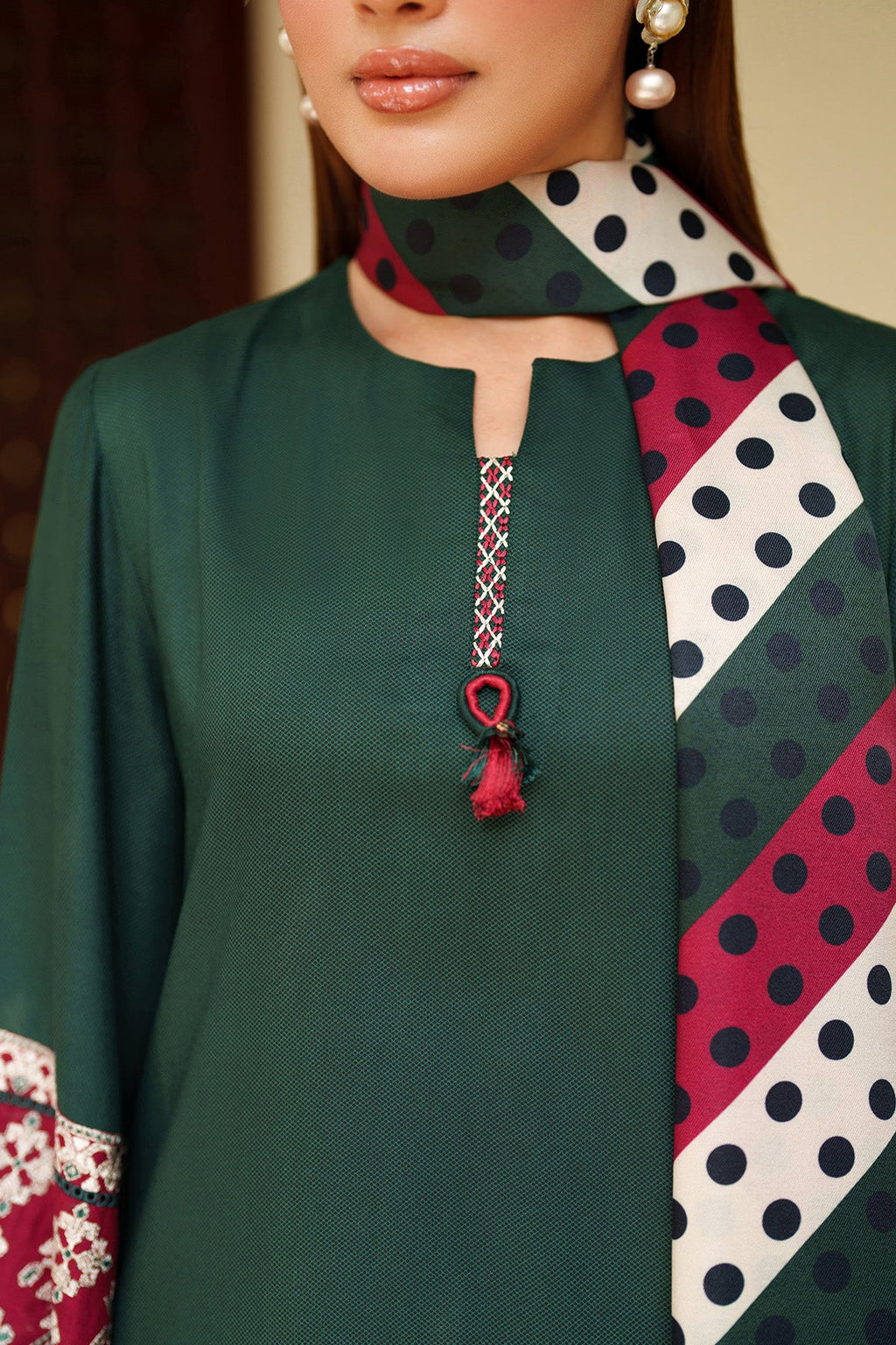 EMBROIDERED VISCOSE RTW-1261