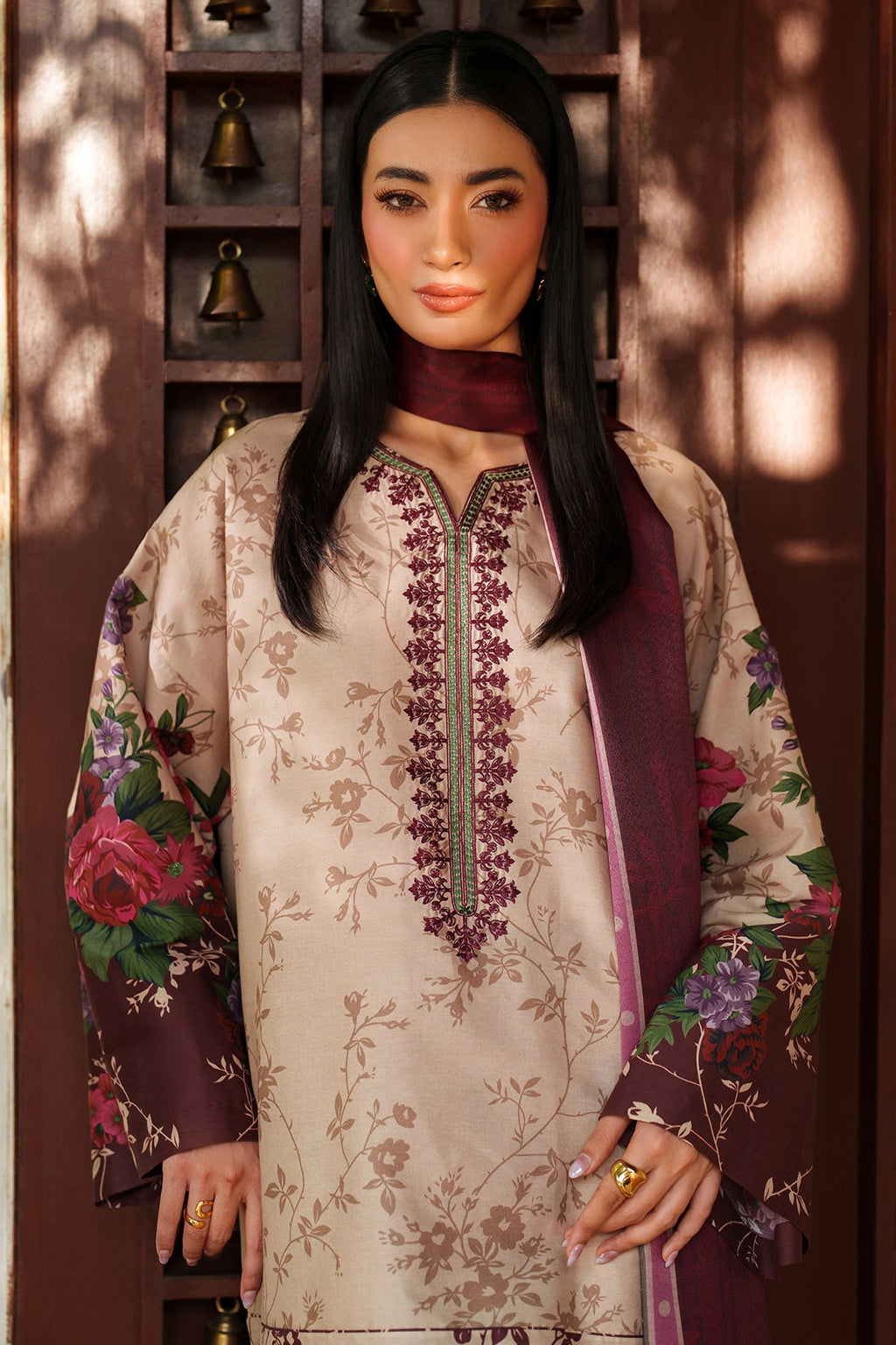 EMBROIDERED PREMIUM VISCOSE UW-0185