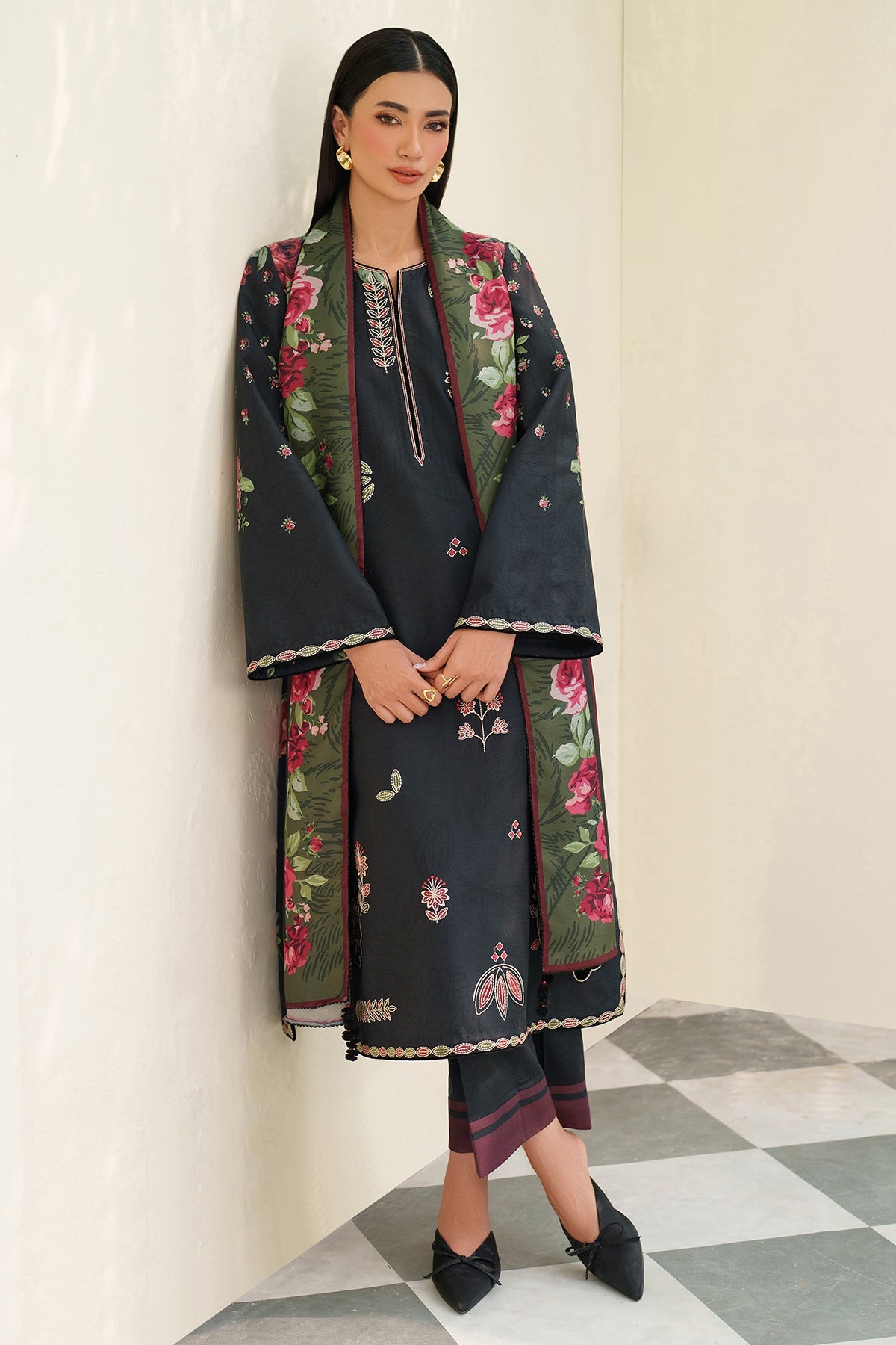 EMBROIDERED PREMIUM VISCOSE UW-0167