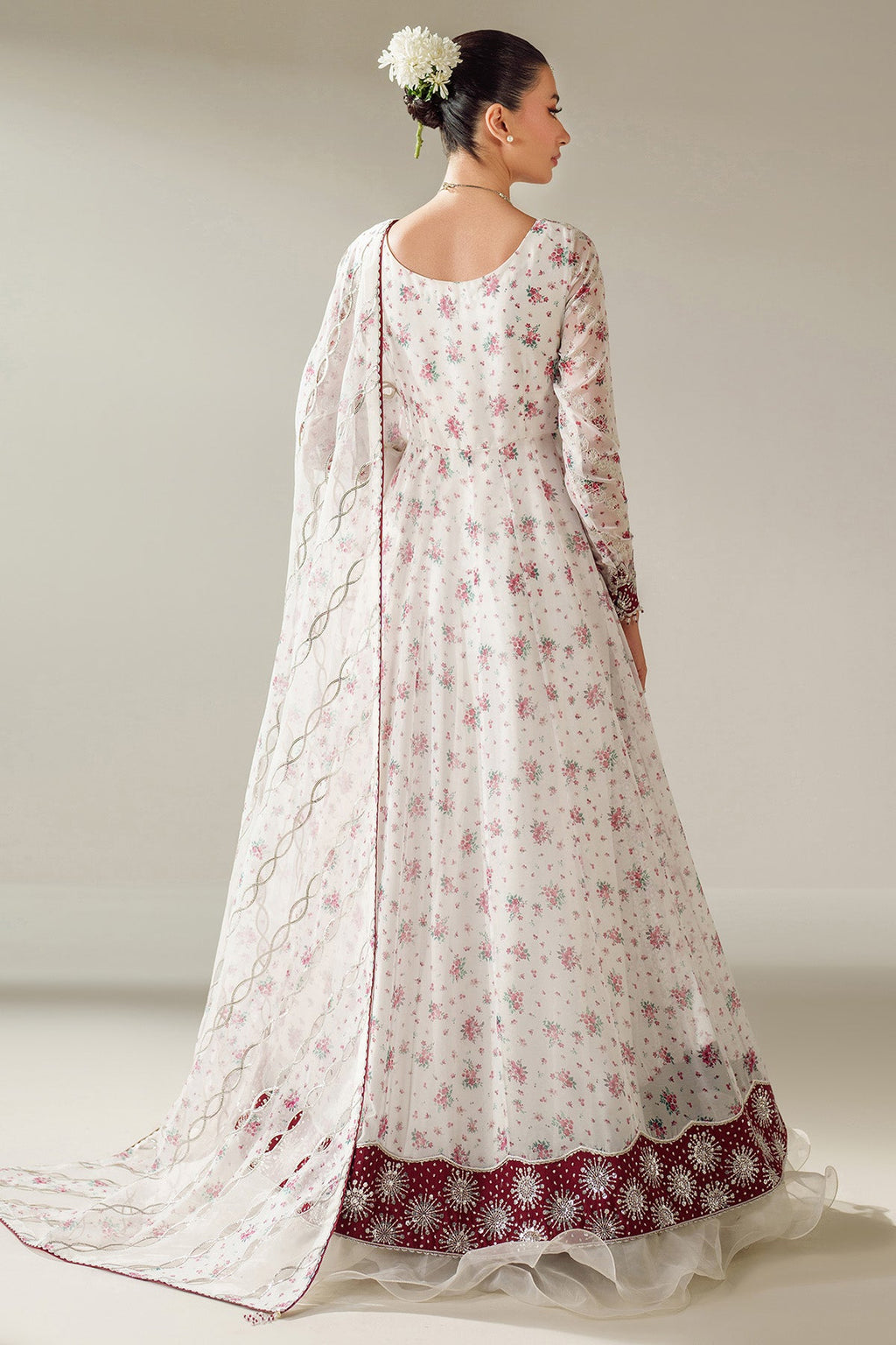 EMBROIDERED CHIFFON UC-3094