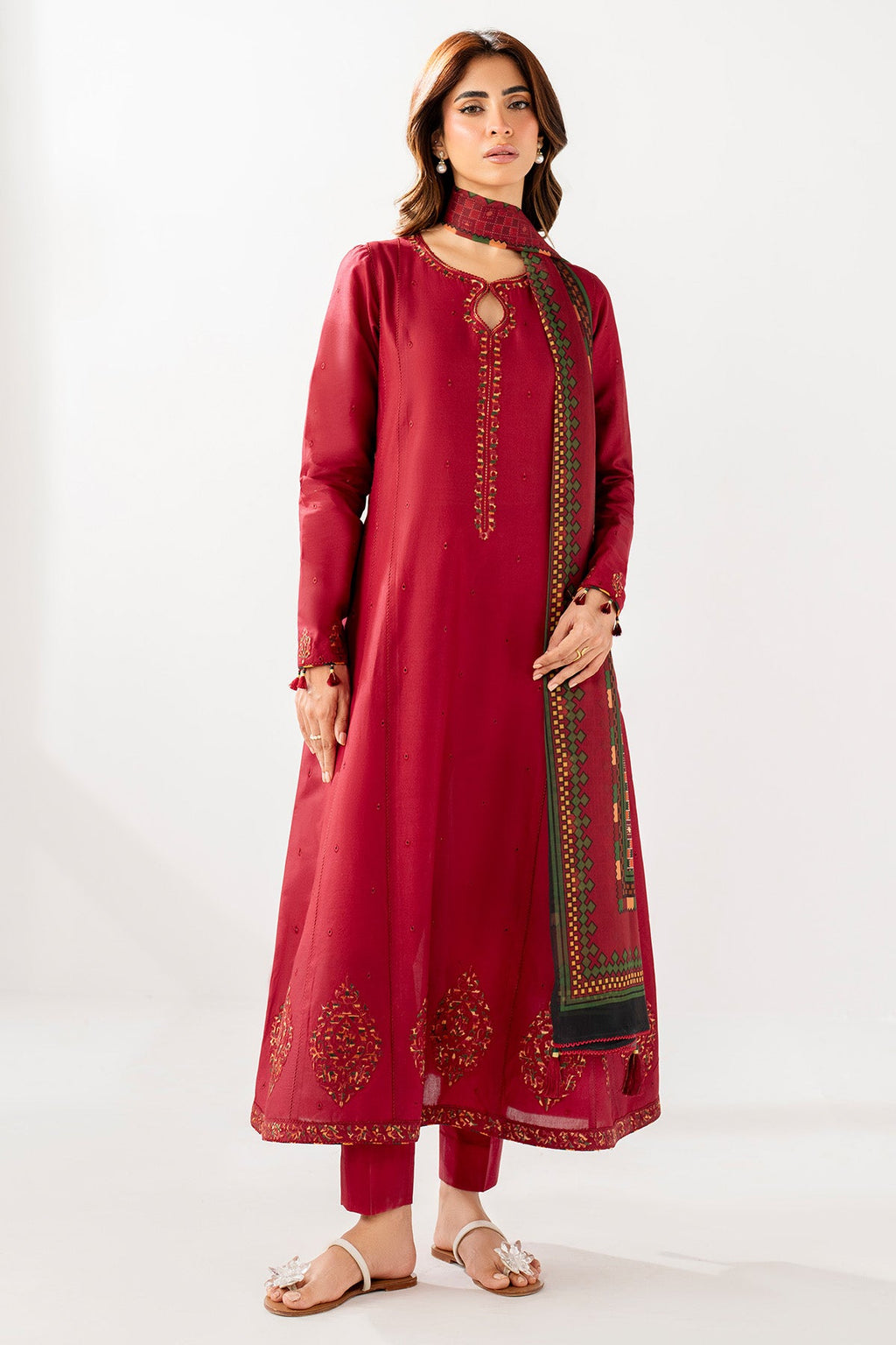EMBROIDERED LAWN USE-9244
