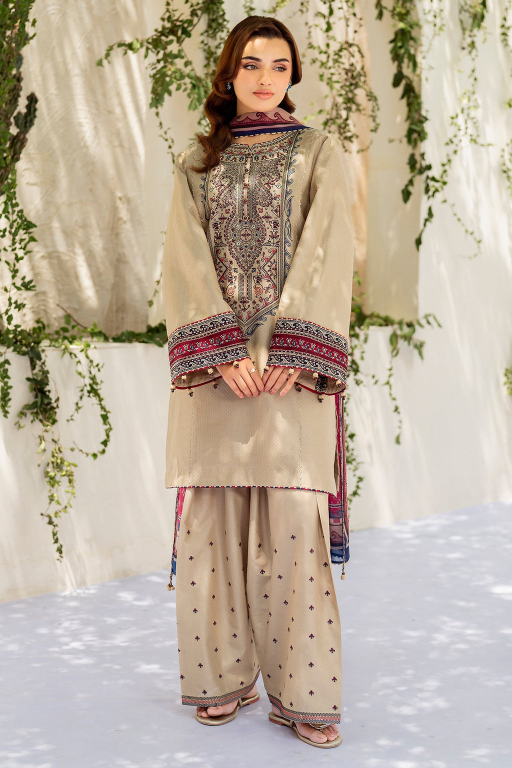 EMBROIDERED DOBBY LAWN USE-9202