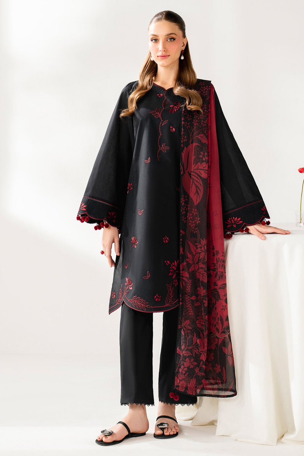 EMBROIDERED PREMIUM VISCOSE UW-0208