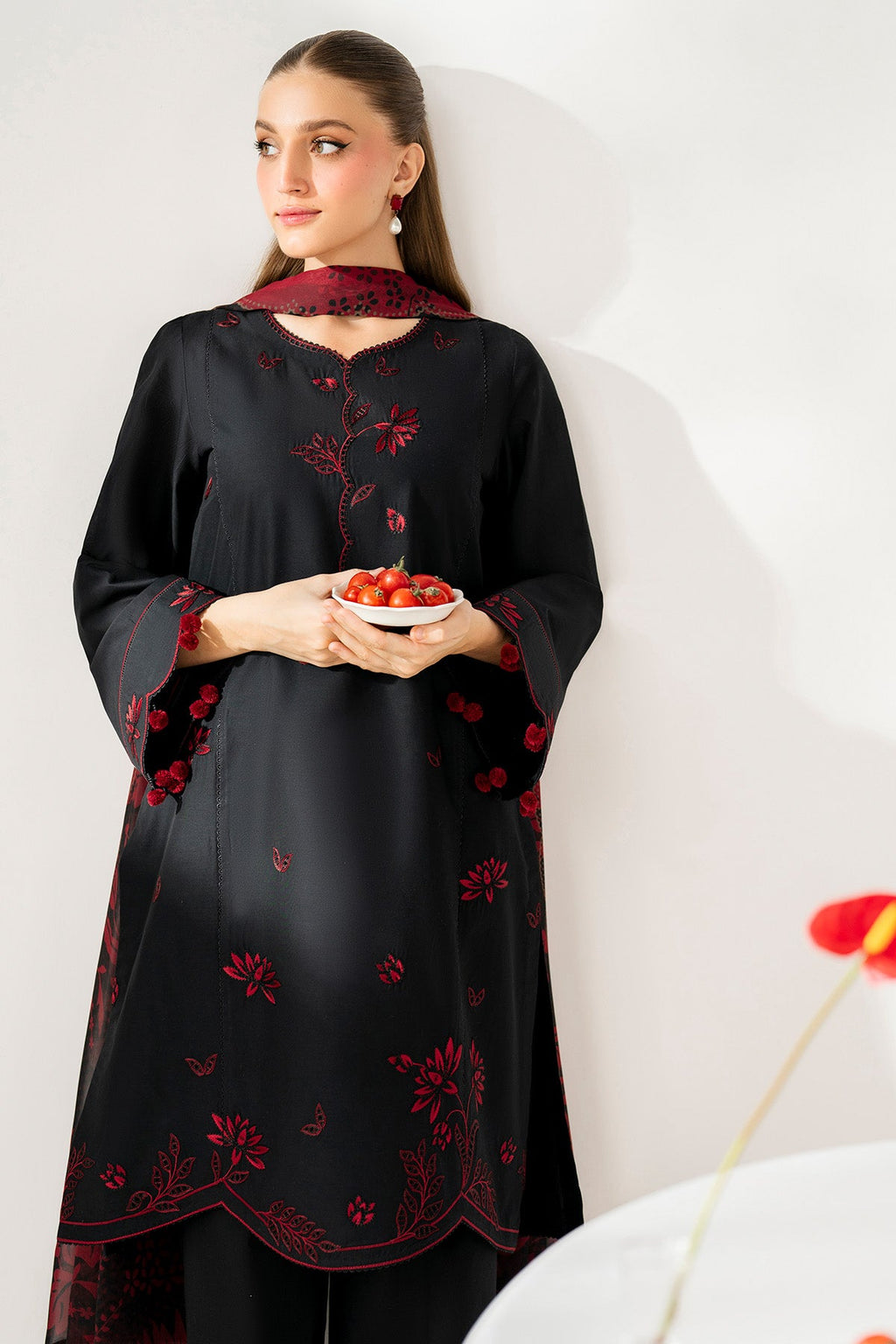 EMBROIDERED PREMIUM VISCOSE UW-0208