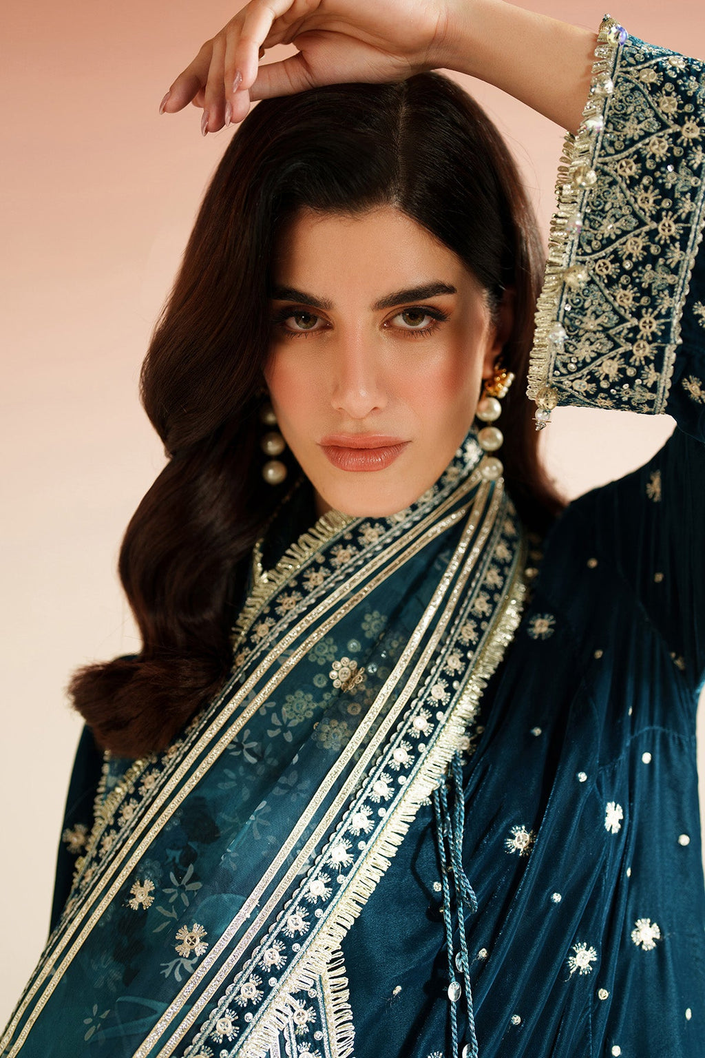 Embroidered Velvet Formal VVF D-2