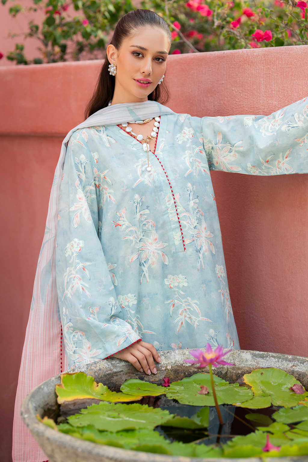 EMBROIDERED LAWN RTW-1212