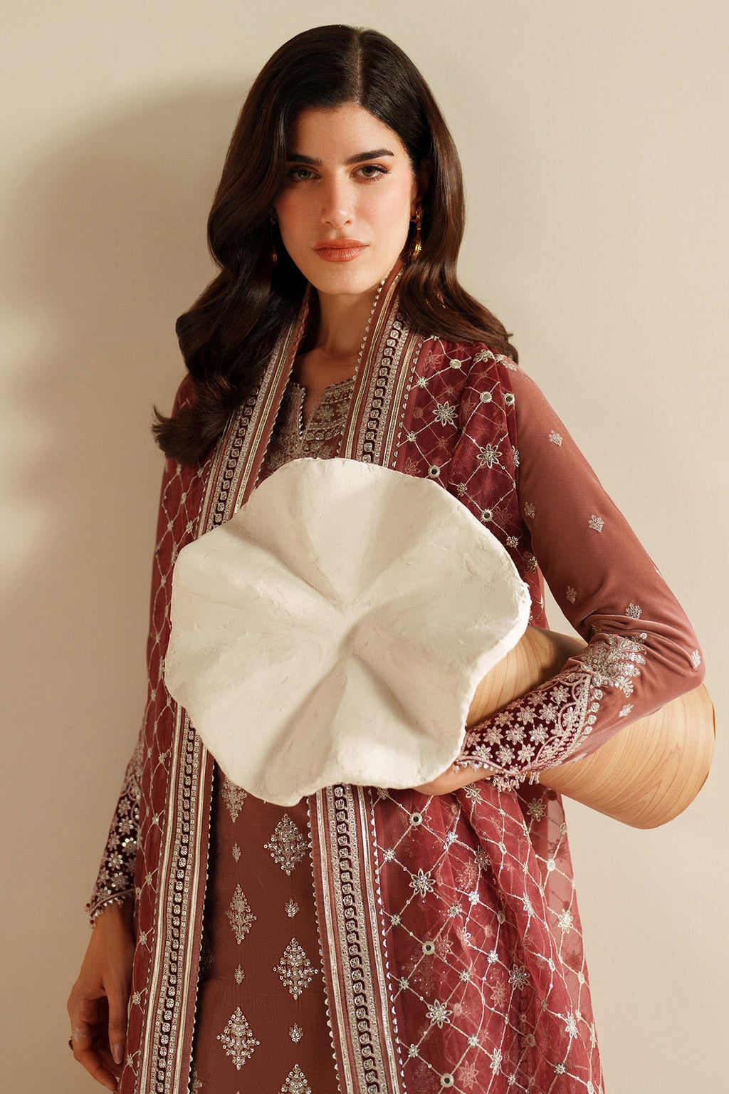 Embroidered Velvet Formal VVF D-3