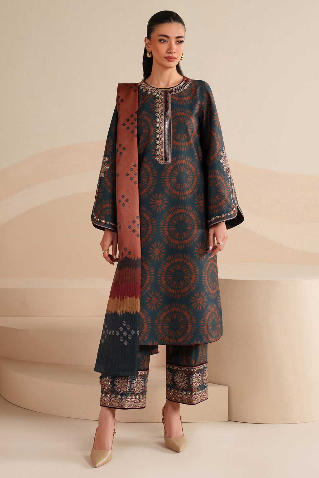 EMBROIDERED PREMIUM VISCOSE UW-0238