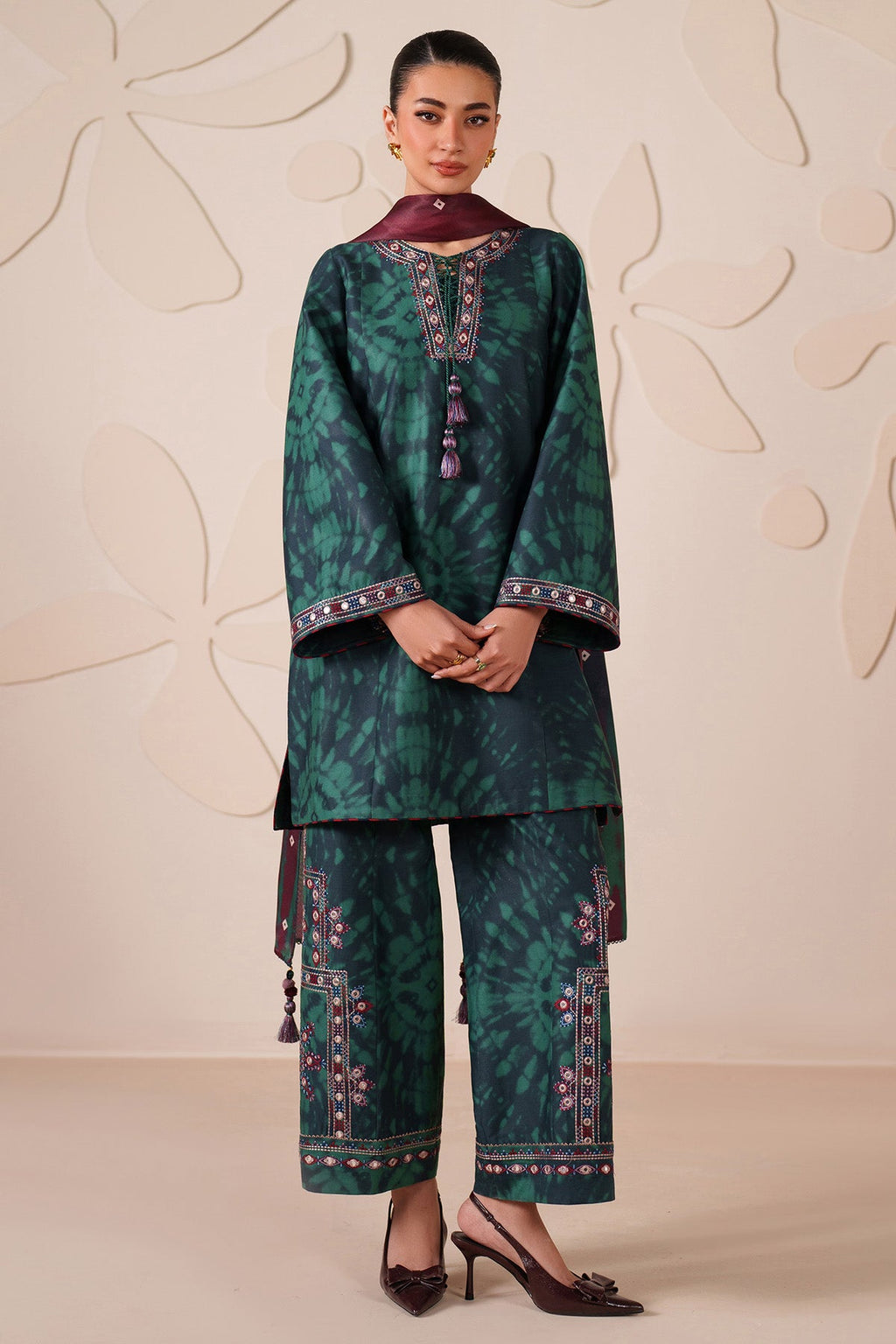 EMBROIDERED PREMIUM VISCOSE UW-0232