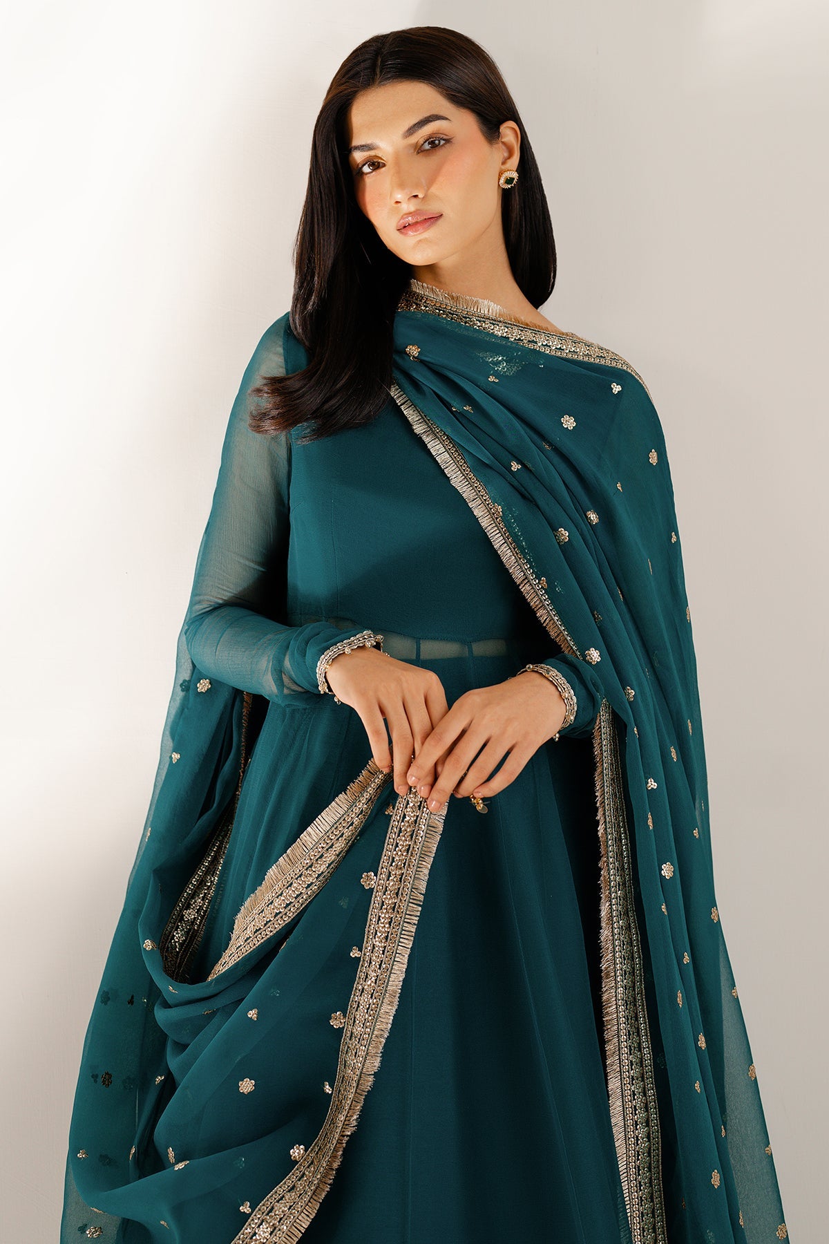 EMBROIDERED CHIFFON UC-3097