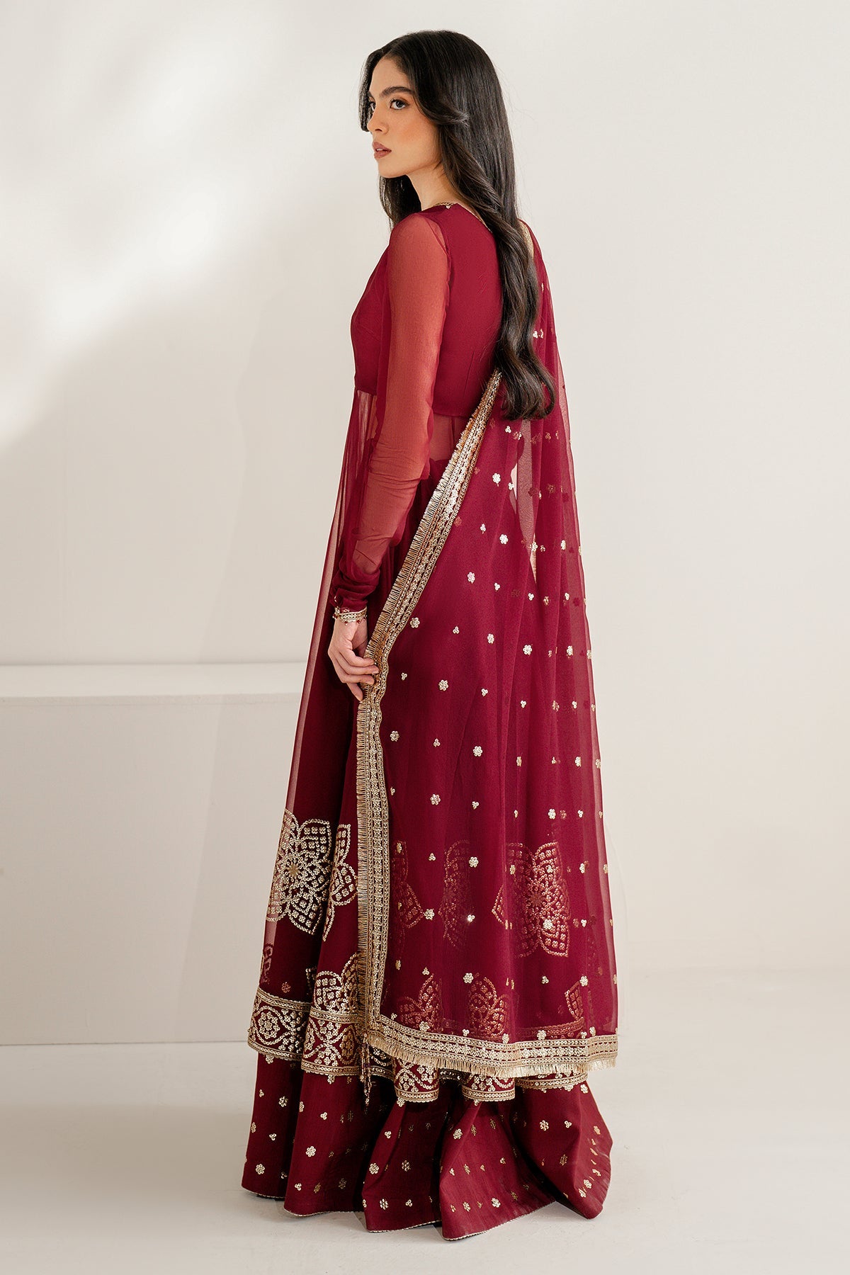 EMBROIDERED CHIFFON UC-3098