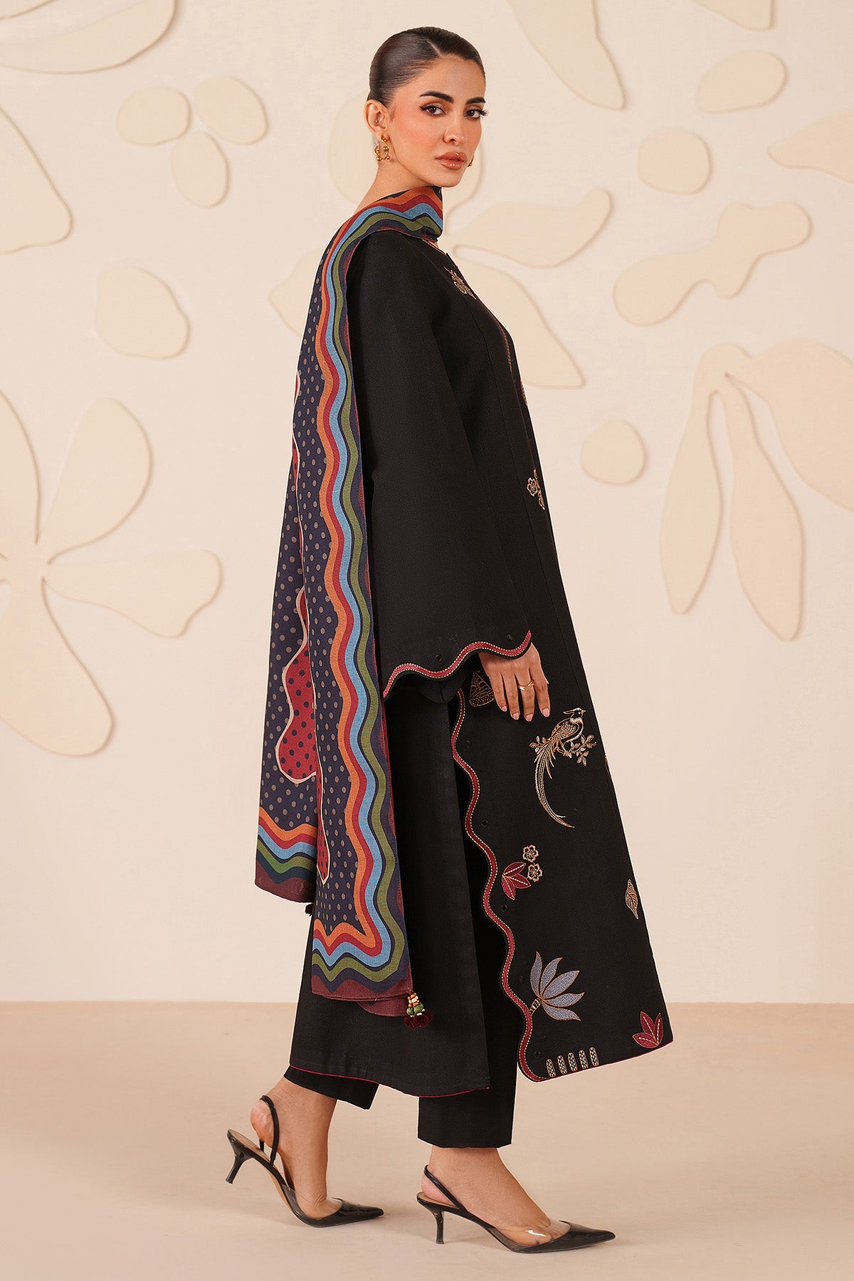 EMBROIDERED KHADDAR UW-0223