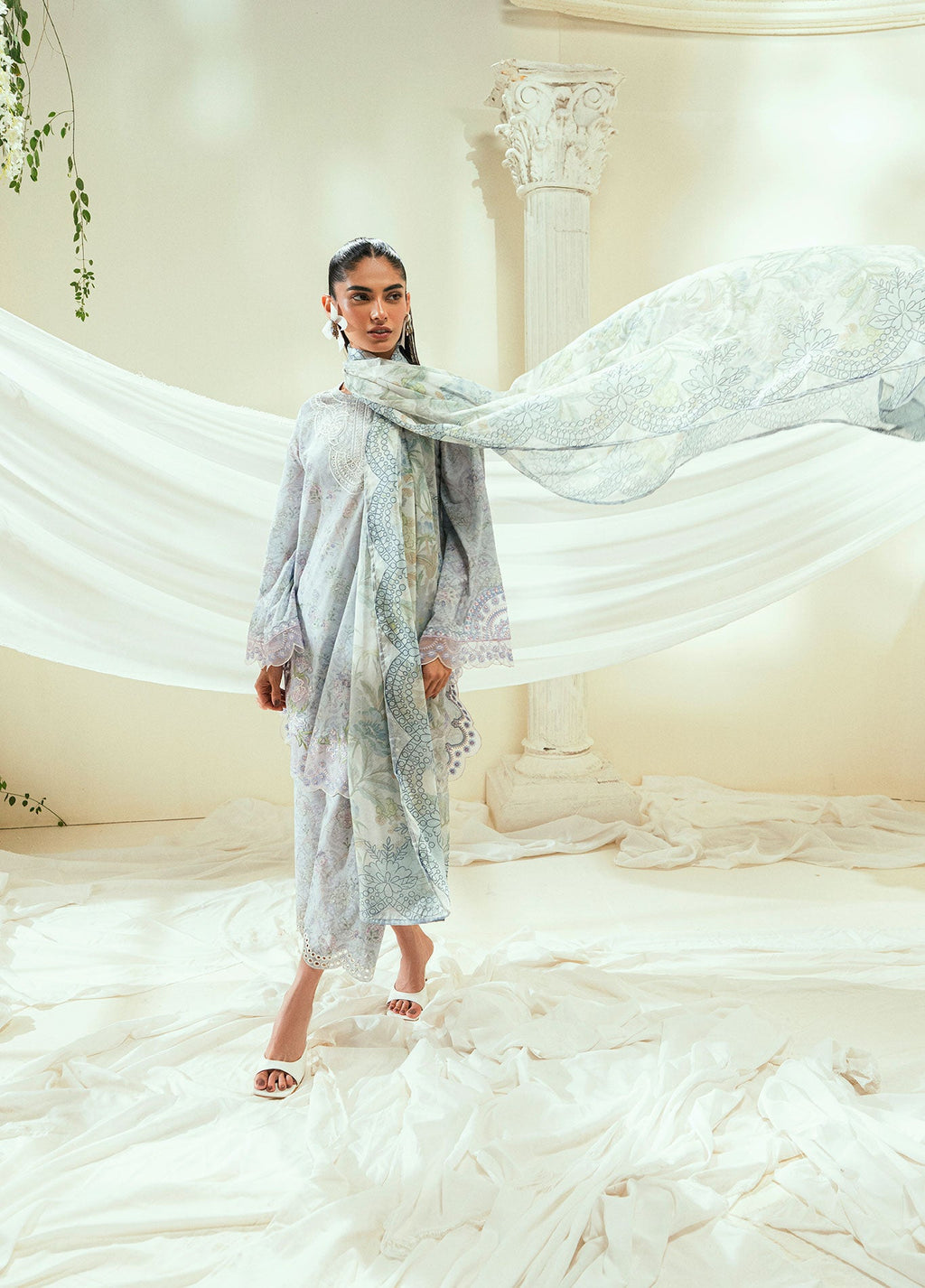 SS25DD-2551  SKY BLUE DUPATTA