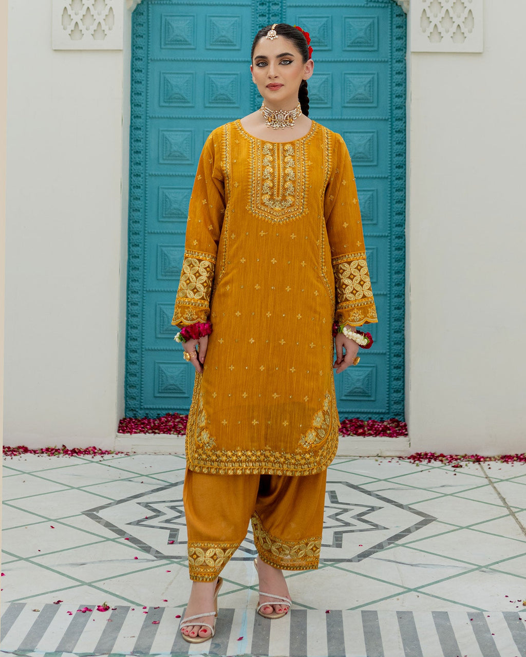 DU-3171-MUSTARD -3PCS