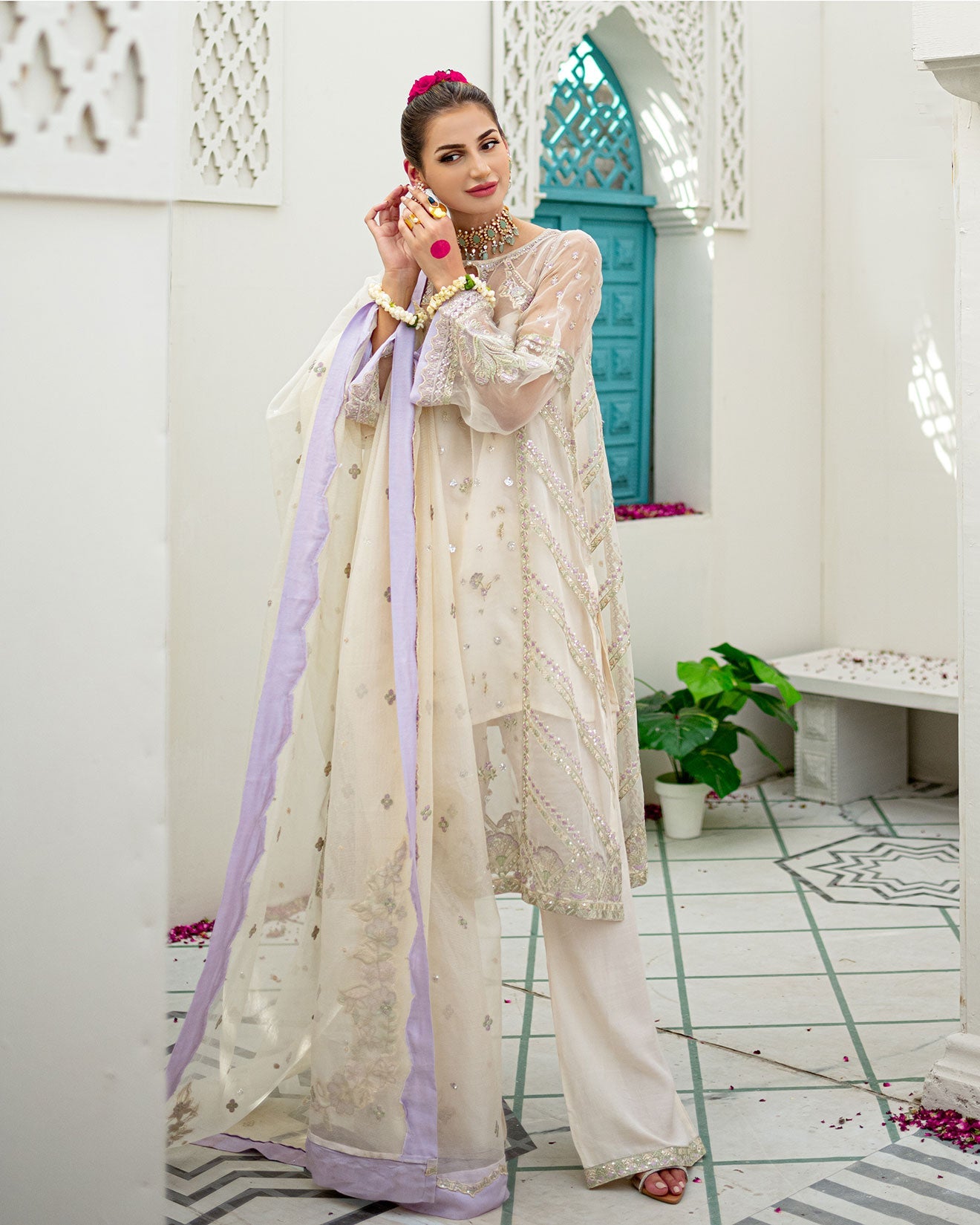DU-3172-OFFWHITE -3PCS