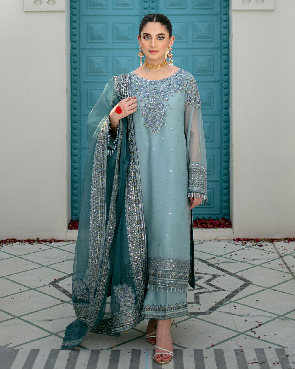 DU-3167-SKY BLUE -3PCS