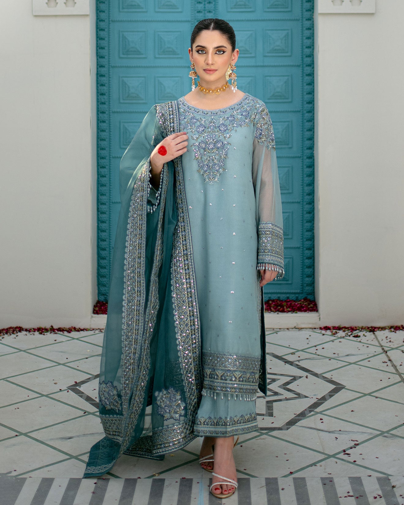 DA-3167 SKY BLUE 3Pcs