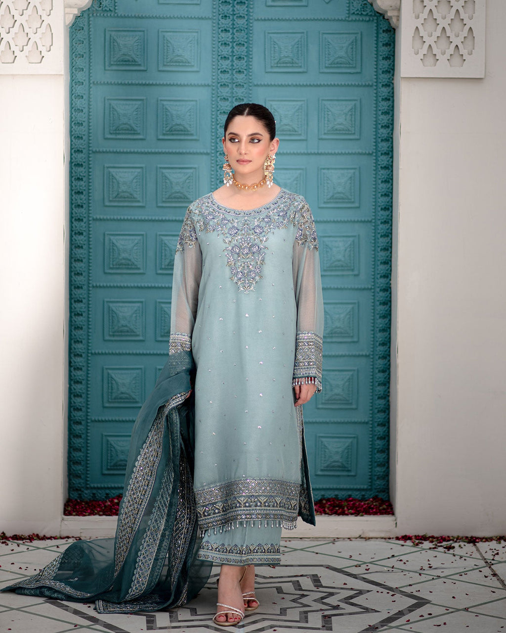 DU-3167-SKY BLUE -3PCS