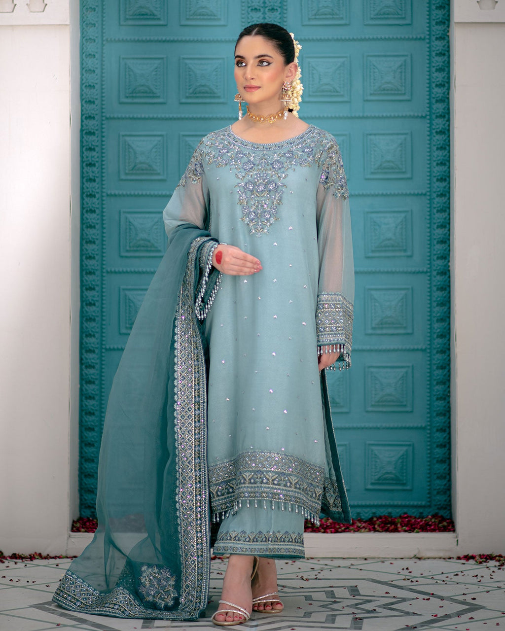 DU-3167-SKY BLUE -3PCS