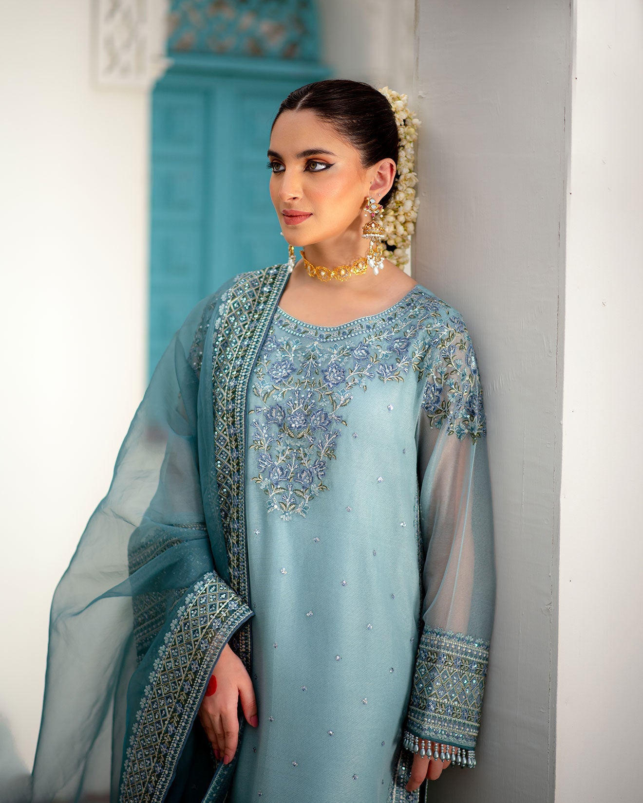 DU-3167-SKY BLUE -3PCS