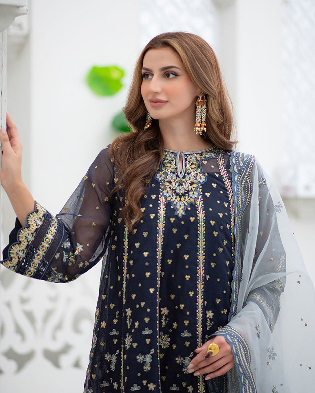 DU-3165-NAVY BLUE -3PCS