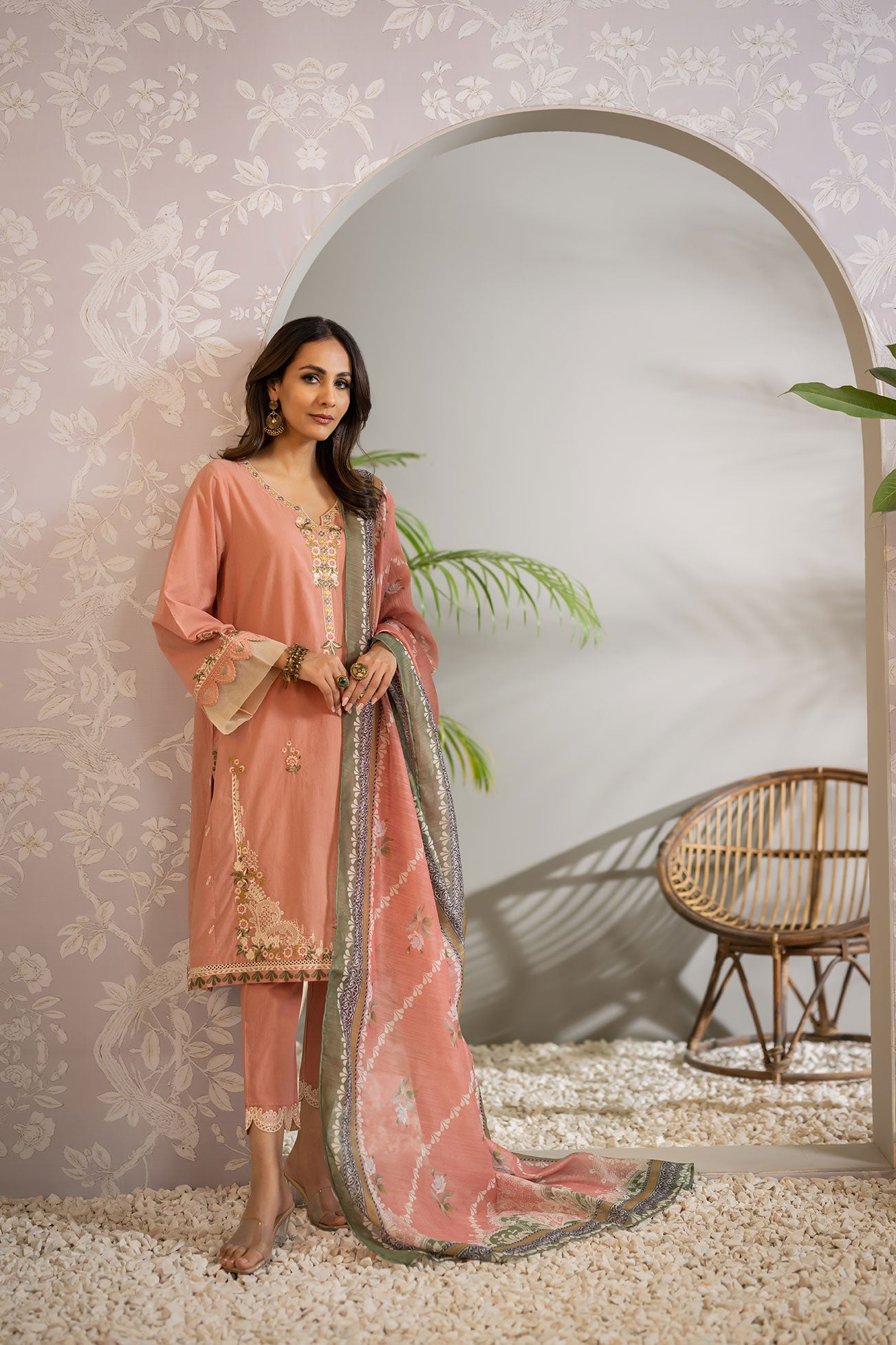 DU-3096 PEACH   3PCS