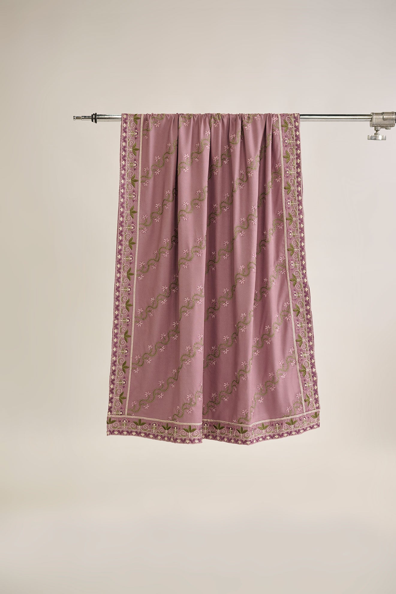 DD-0818 beige POLY WOOL SHAWL