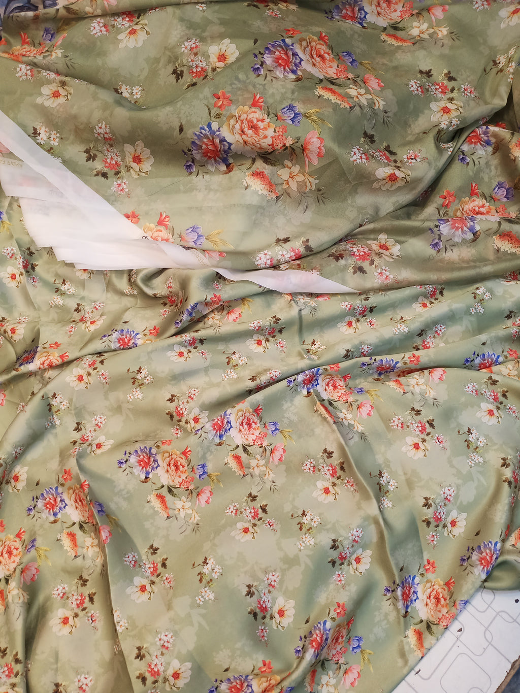Digital print shamoz silk