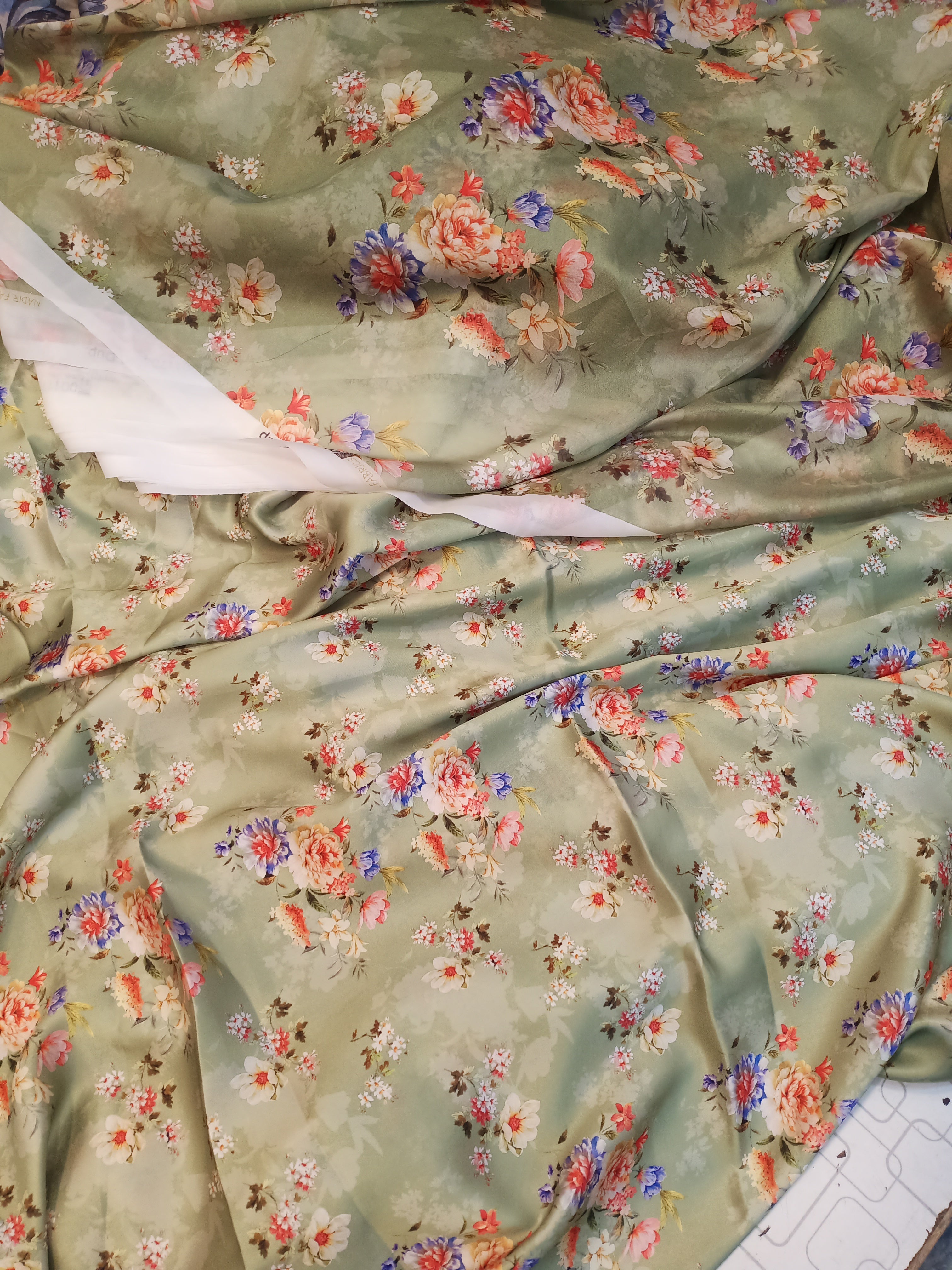 Digital print shamoz silk