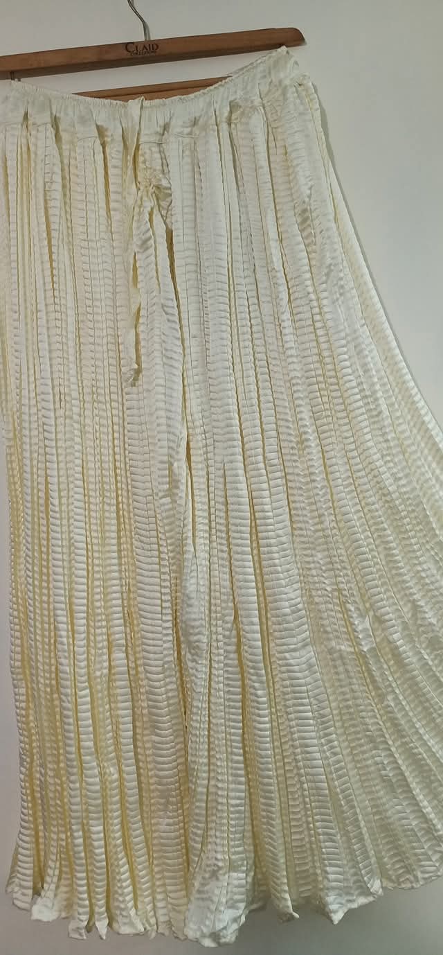 Crush silk sharara