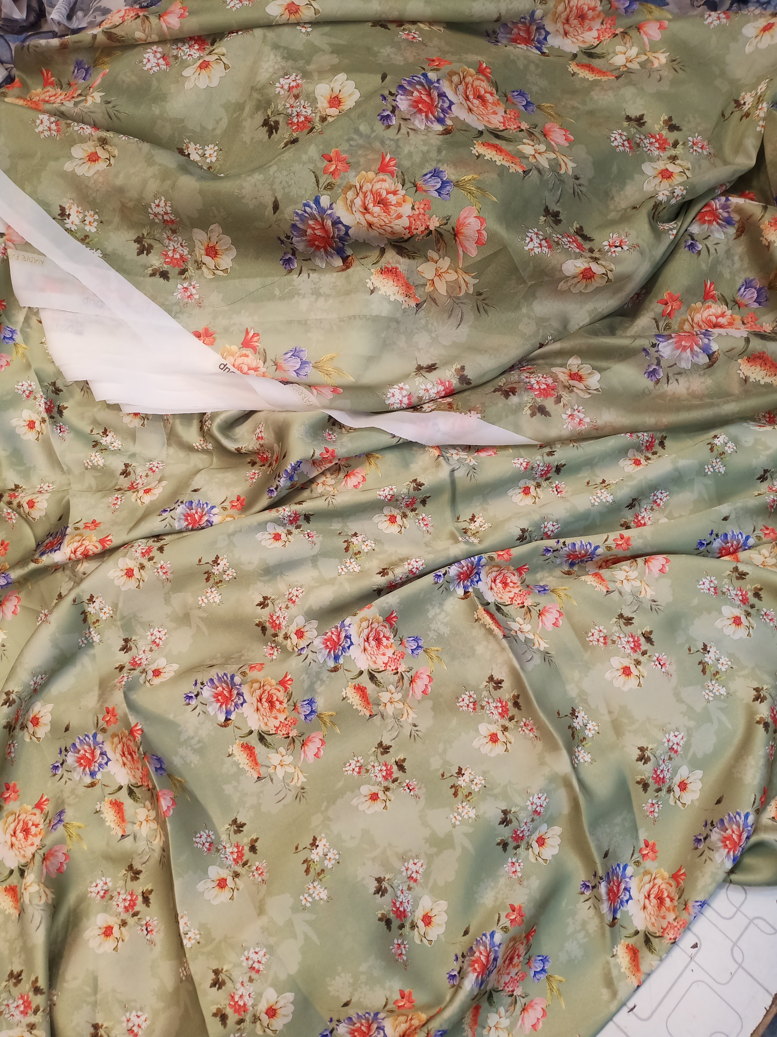 Digital print shamoz silk