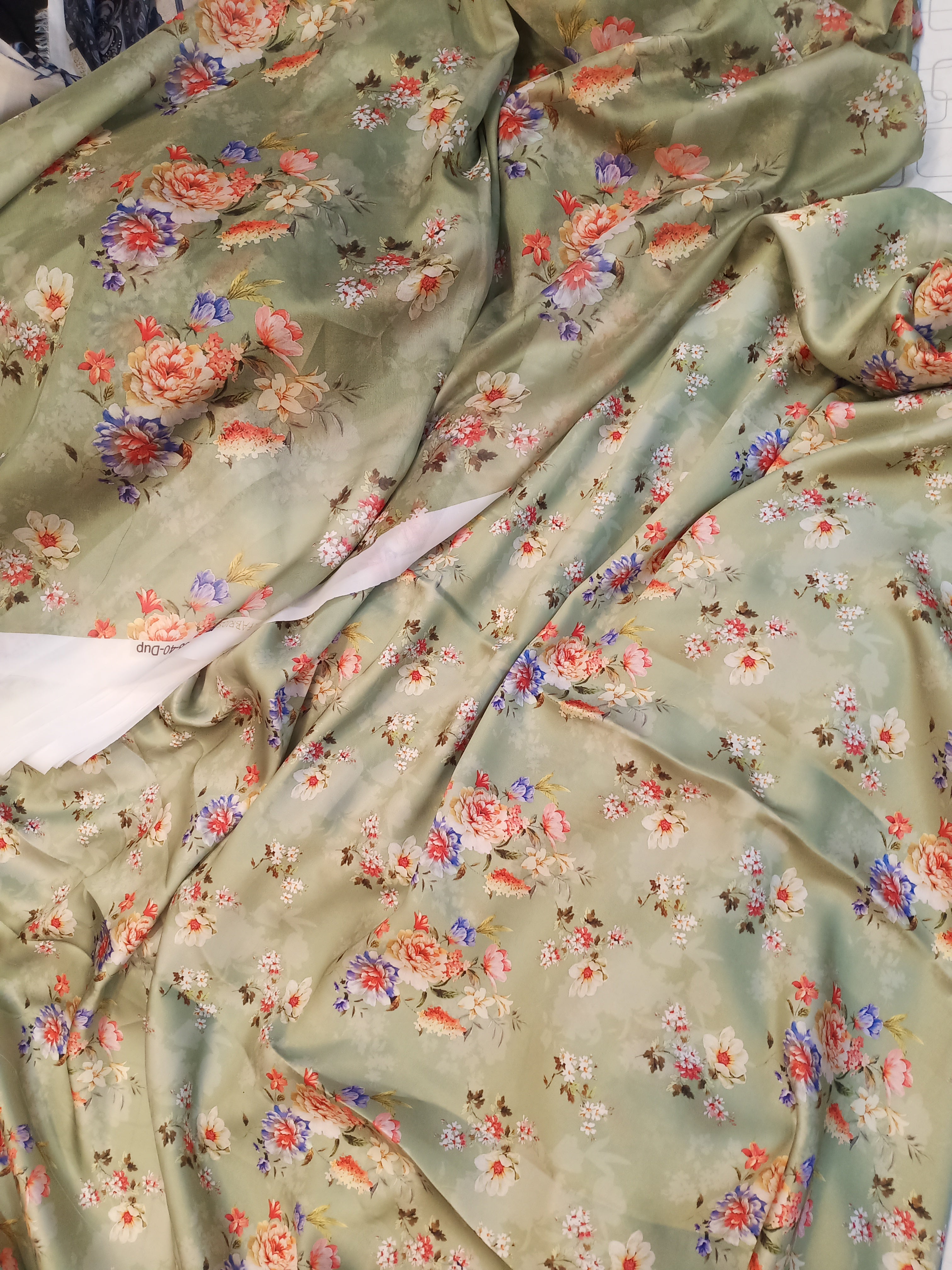 Digital print shamoz silk